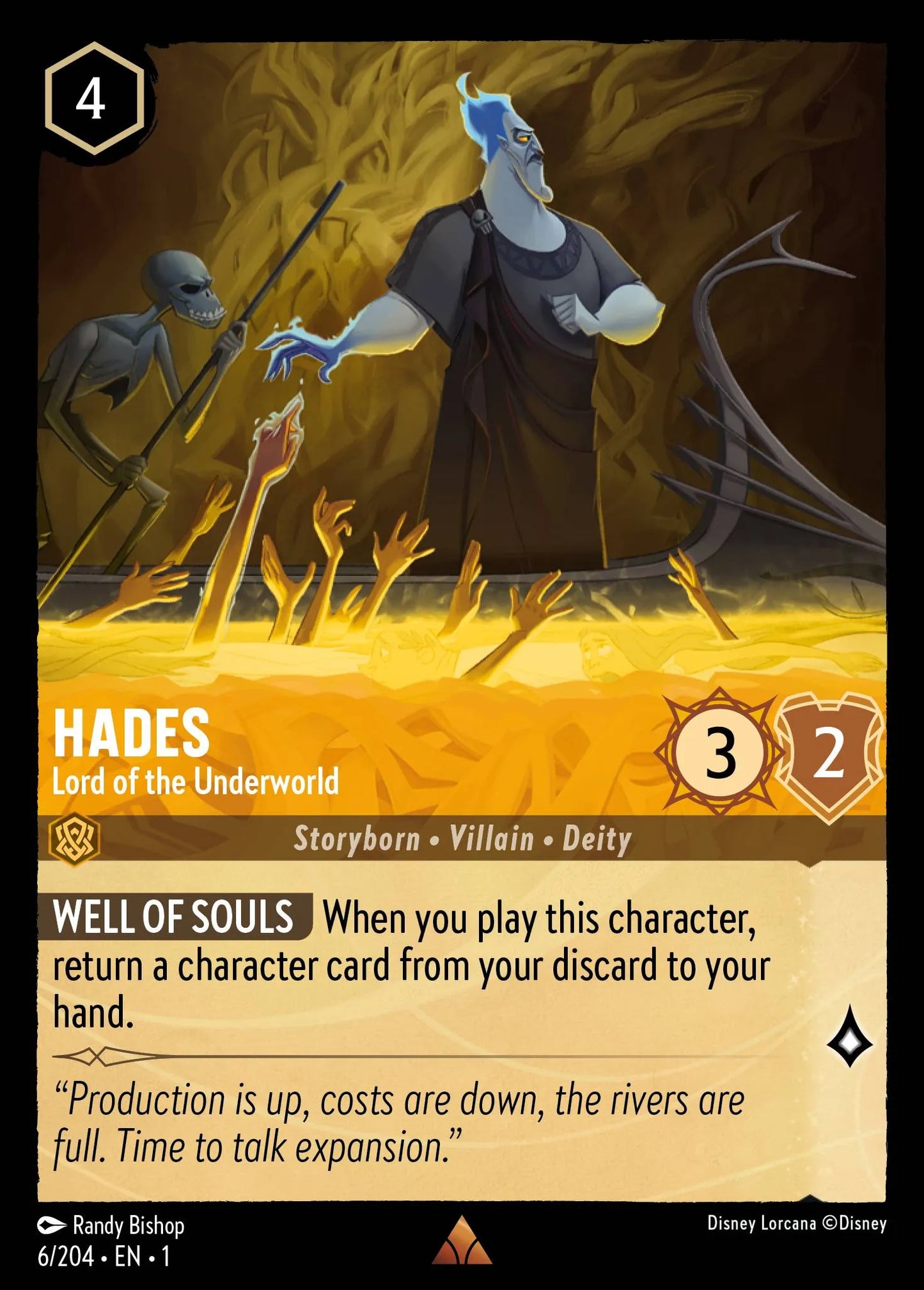 Hades - Lord of the Underworld | The First Chapter #6 (Near Mint) | Disney Lorcana Single Australia (Near Mint)