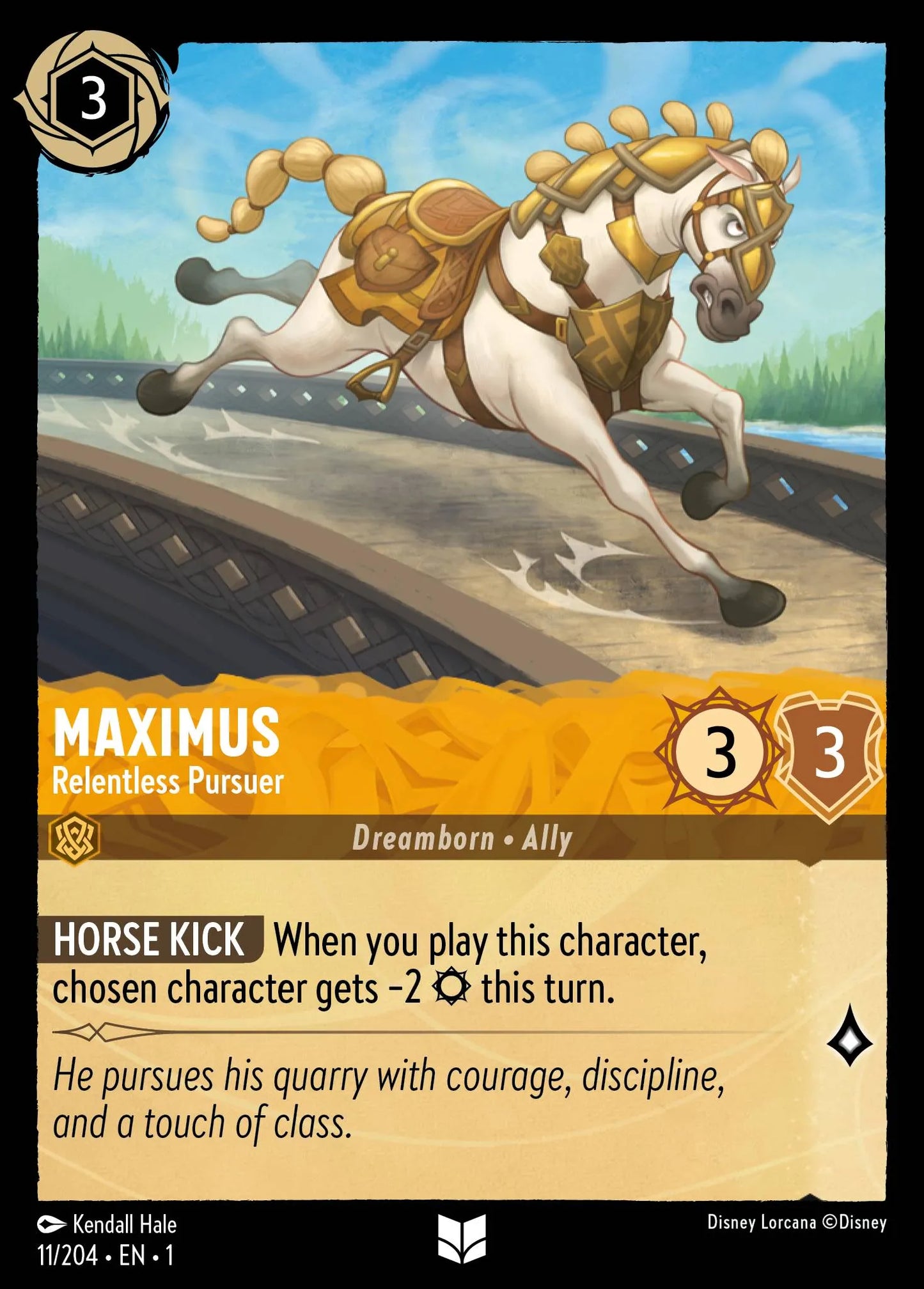 Maximus - Relentless Pursuer | The First Chapter #11 (Near Mint Foil) | Disney Lorcana Single Australia (Near Mint)