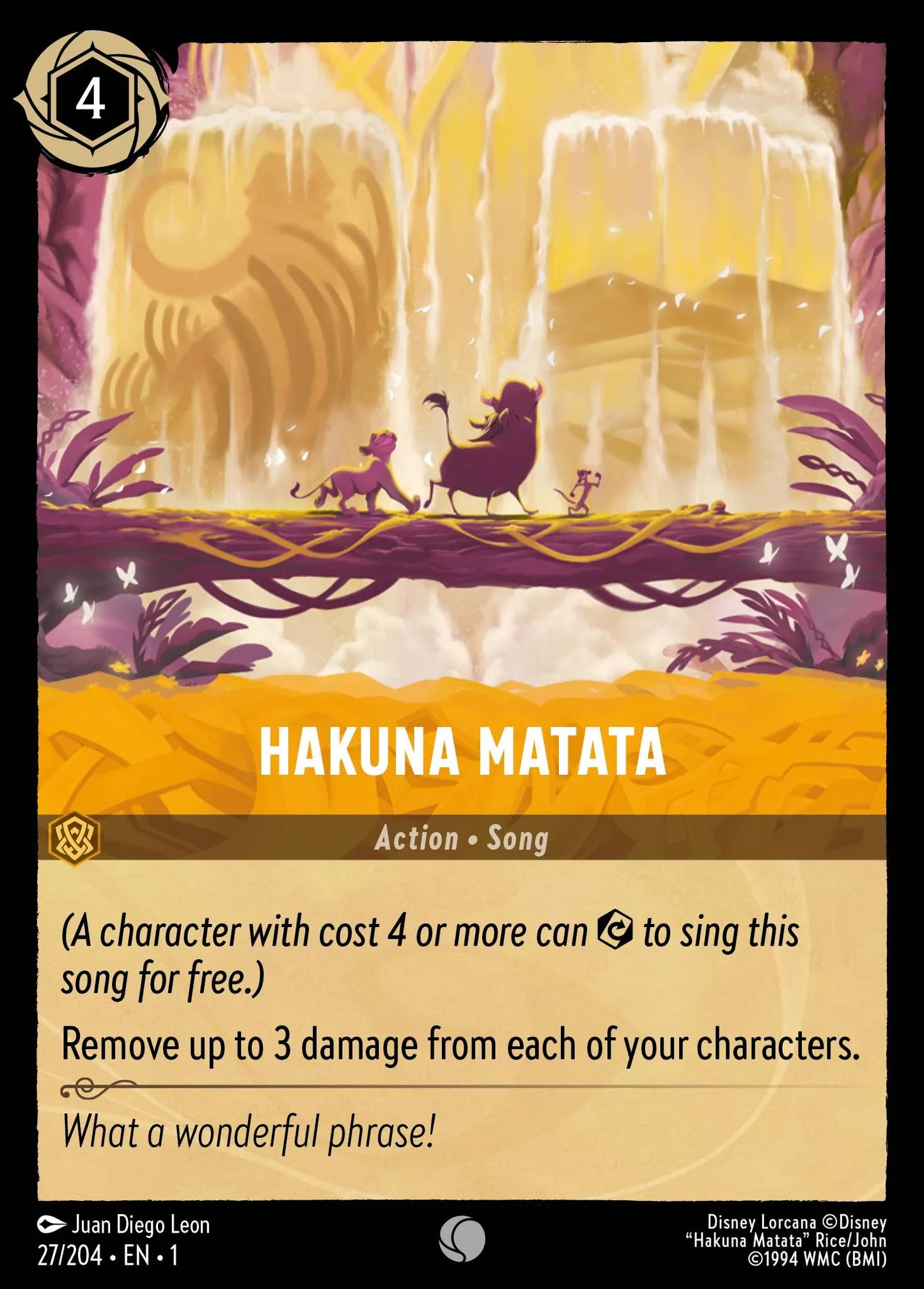 Hakuna Matata | The First Chapter #27 (Near Mint) | Disney Lorcana Single Australia (Near Mint)