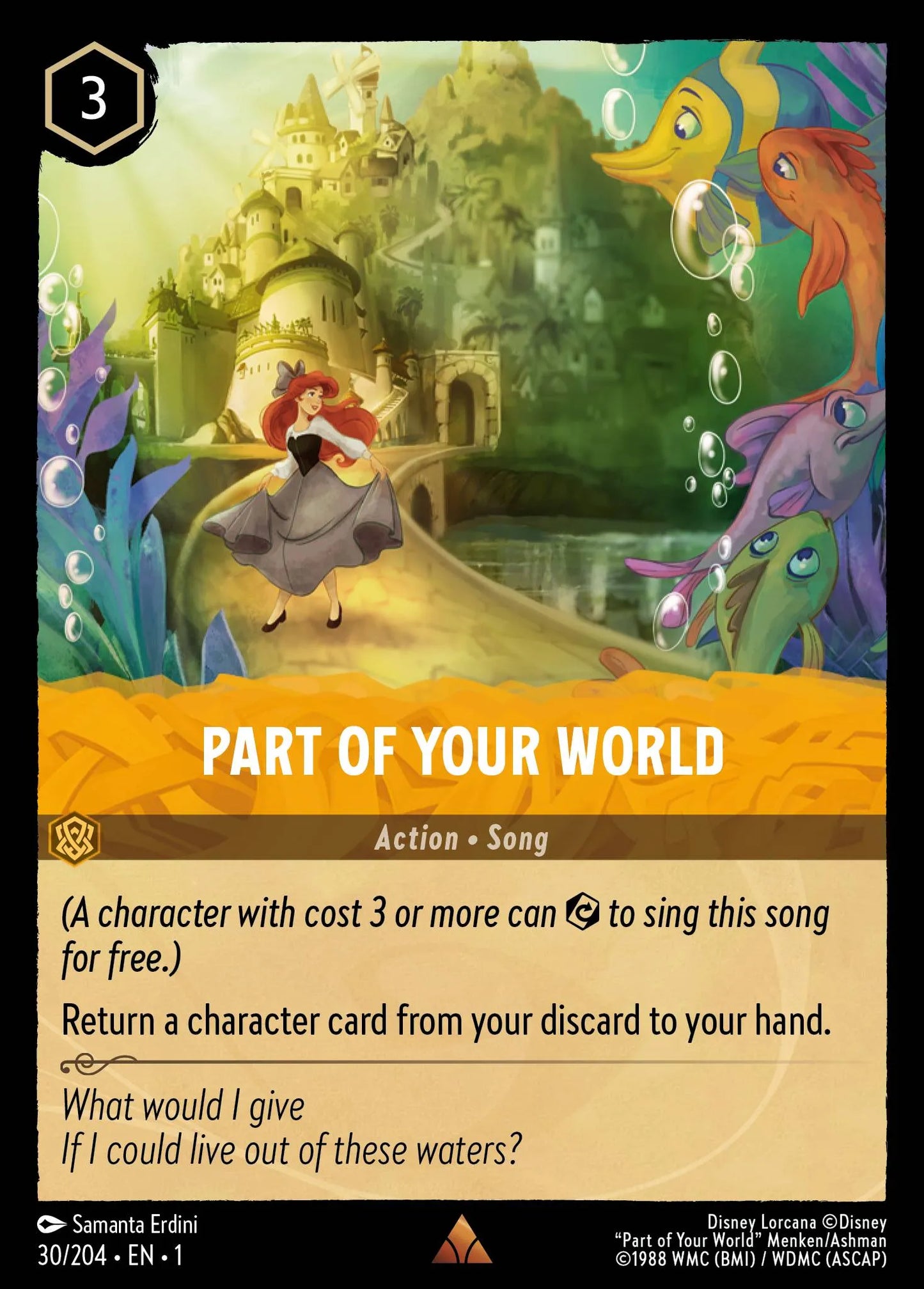 Part of Your World | The First Chapter #30 (Near Mint) | Disney Lorcana Single Australia (Near Mint)