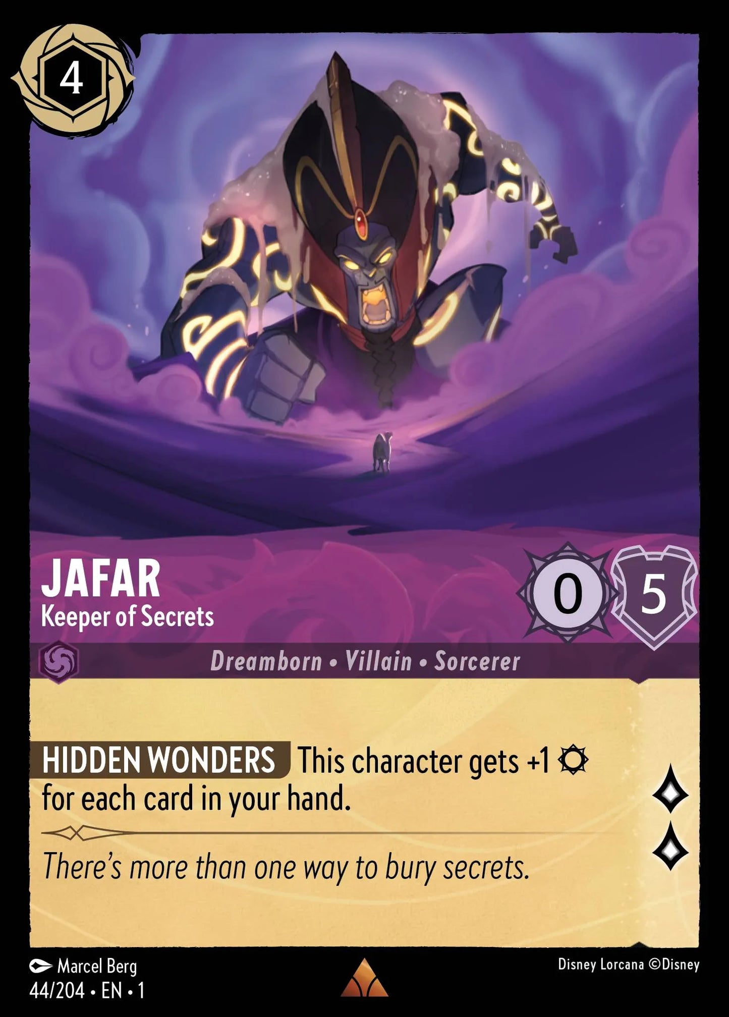 Jafar - Keeper of Secrets | The First Chapter #44 (Near Mint Foil) | Disney Lorcana Single Australia (Near Mint)