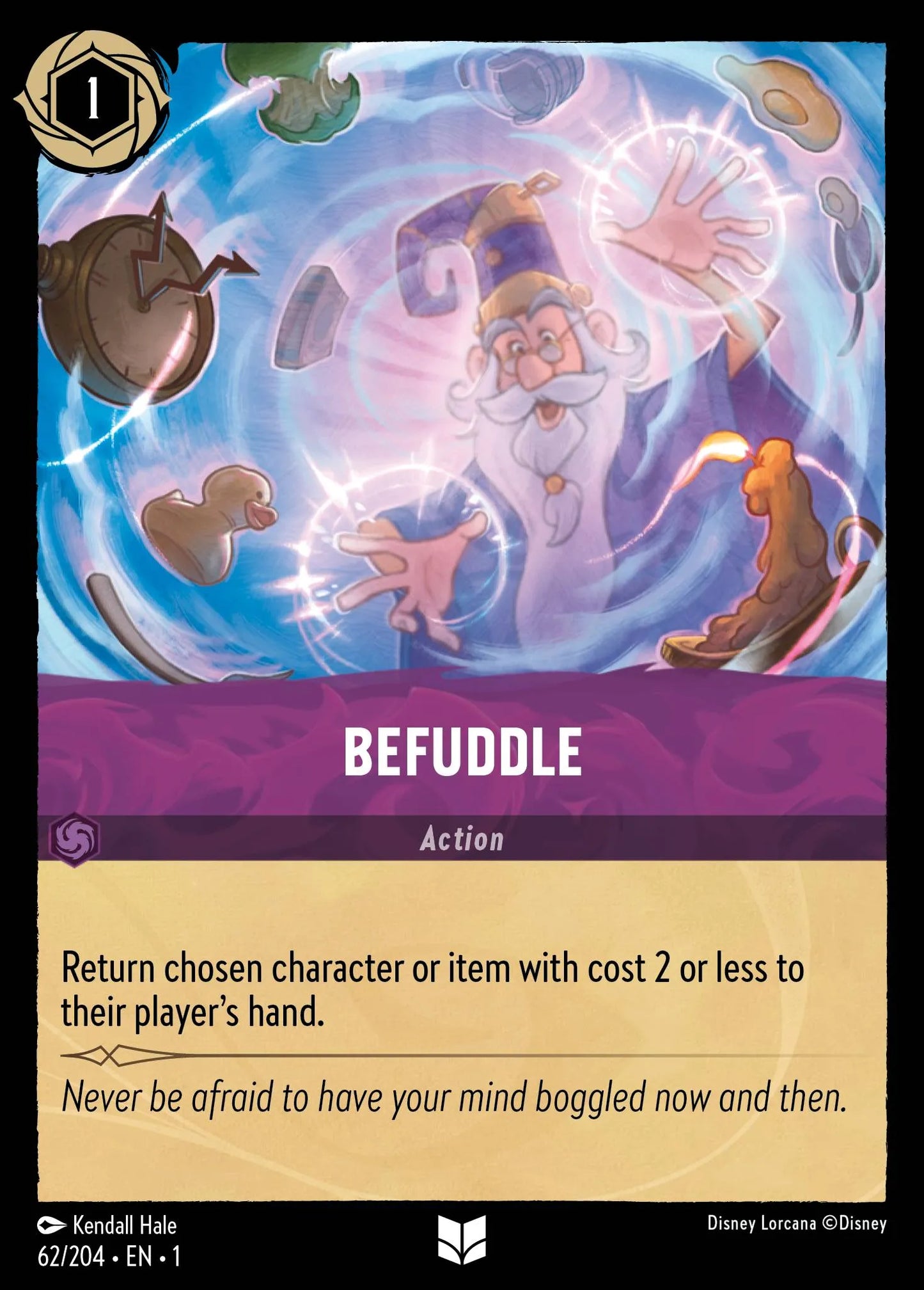 Befuddle | The First Chapter #62 (Near Mint Foil) | Disney Lorcana Single Australia (Near Mint)