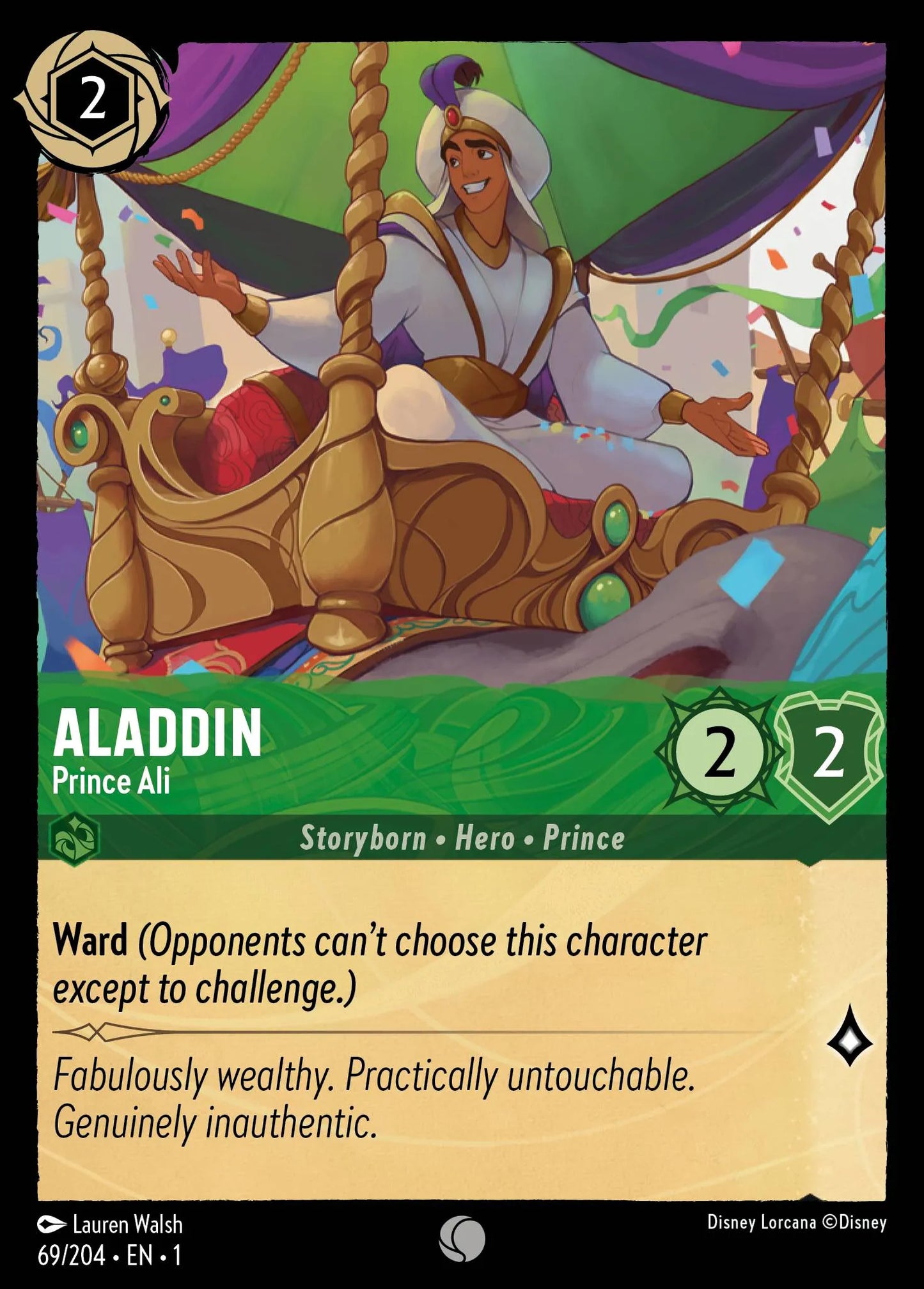 Aladdin - Prince Ali | The First Chapter #69 (Near Mint Foil) | Disney Lorcana Single Australia (Near Mint)