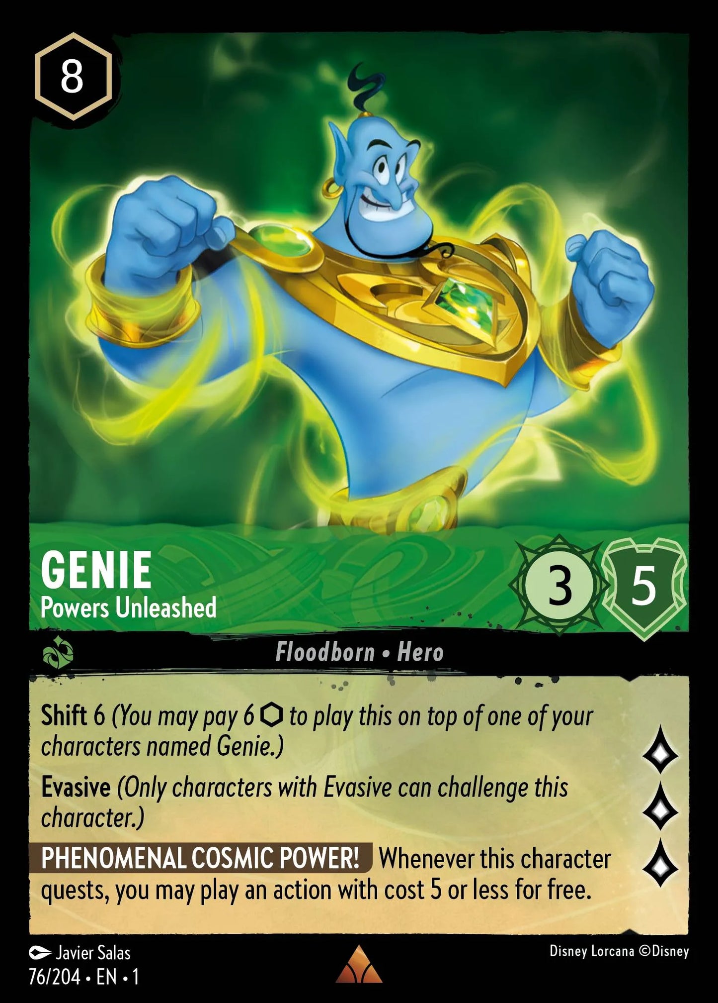 Genie - Powers Unleashed | The First Chapter #76 (Near Mint) | Disney Lorcana Single Australia (Near Mint)