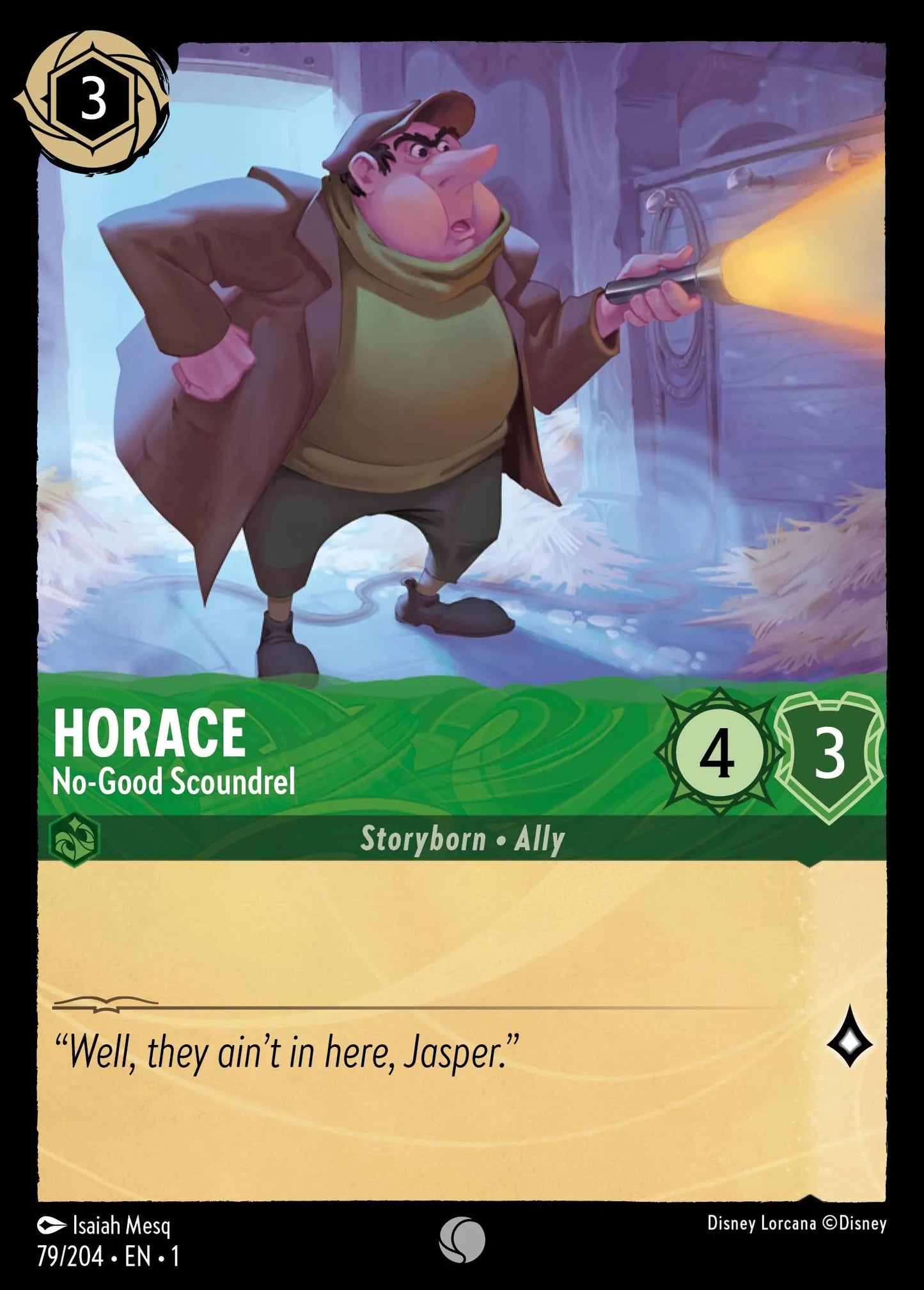 Horace - No-Good Scoundrel | The First Chapter #79 (Near Mint Foil) | Disney Lorcana Single Australia (Near Mint)