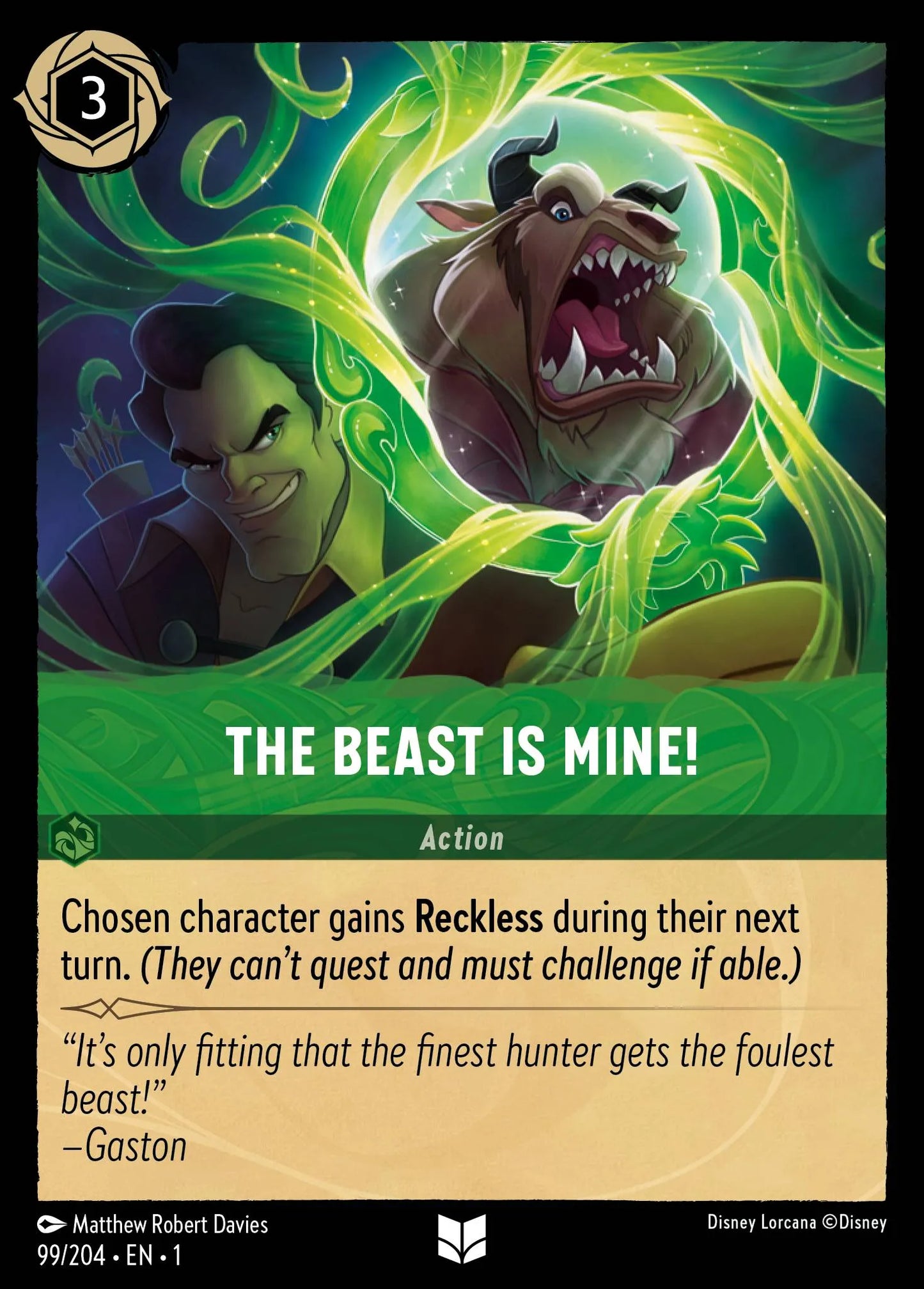 The Beast is Mine! | The First Chapter #99 (Near Mint) | Disney Lorcana Single Australia (Near Mint)