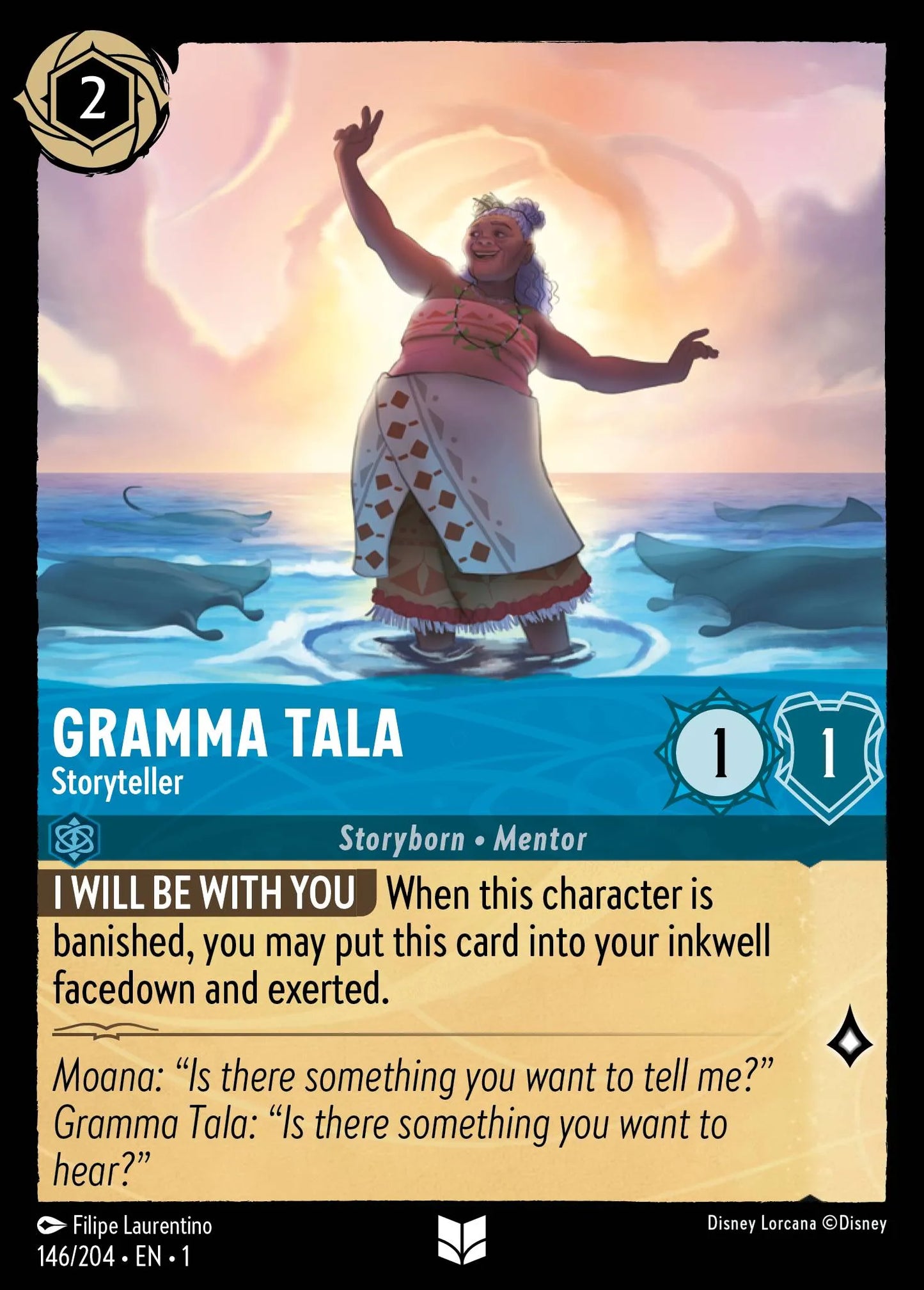 Gramma Tala - Storyteller | The First Chapter #146 (Near Mint) | Disney Lorcana Single Australia (Near Mint)