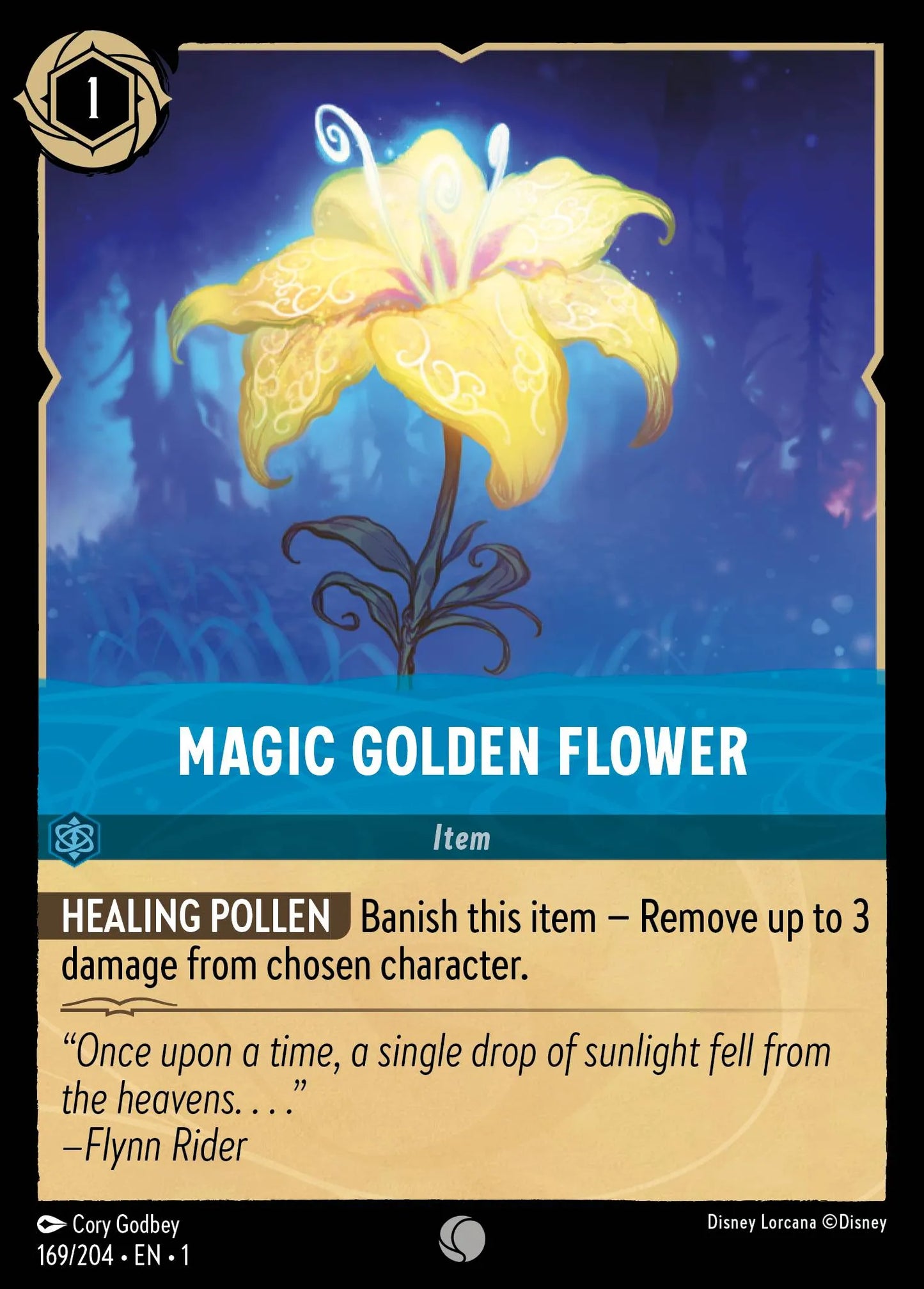 Magic Golden Flower | The First Chapter #169 (Near Mint Foil) | Disney Lorcana Single Australia (Near Mint)