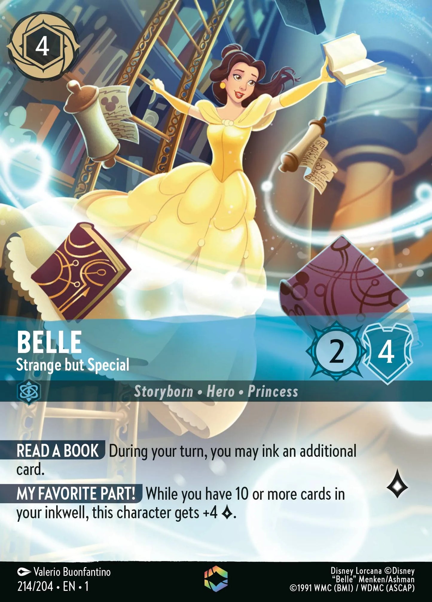 Belle - Strange but Special | The First Chapter #214 (Near Mint) | Disney Lorcana Single Australia (Near Mint)