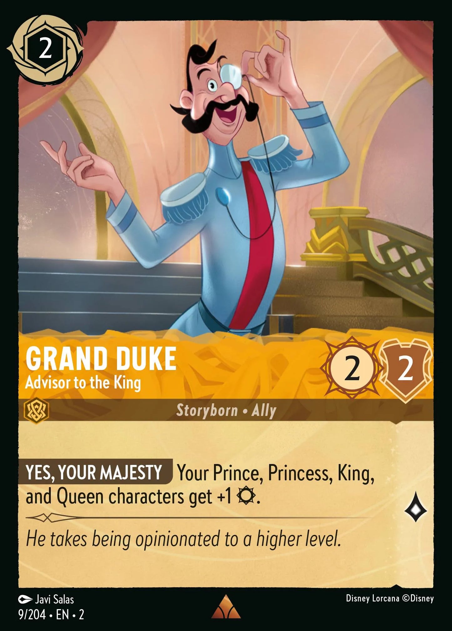 Grand Duke - Advisor to the King | Rise of the Floodborn #9 (Near Mint Foil) | Disney Lorcana Single Australia (Near Mint)