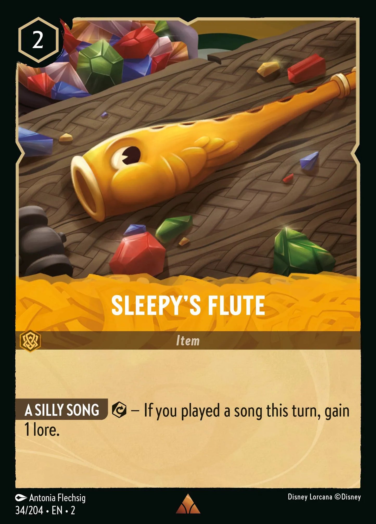 Sleepy's Flute | Rise of the Floodborn #34 (Near Mint) | Disney Lorcana Single Australia (Near Mint)
