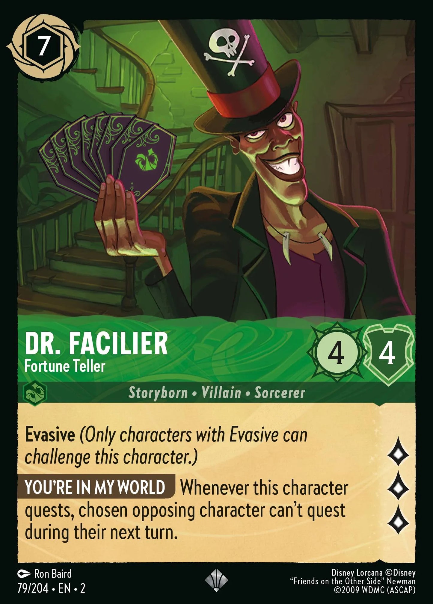 Dr. Facilier - Fortune Teller | Rise of the Floodborn #79 (Near Mint Foil) | Disney Lorcana Single Australia (Near Mint)