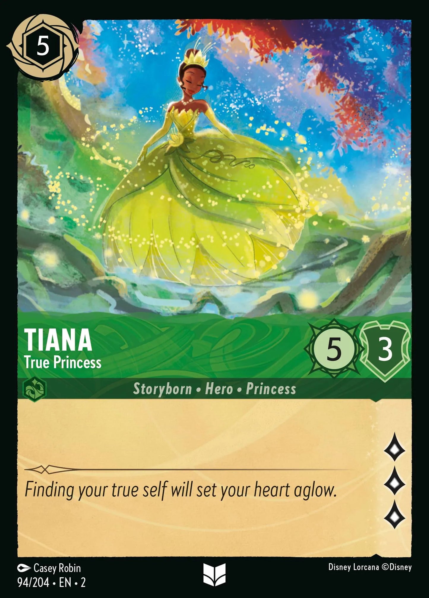 Tiana - True Princess | Rise of the Floodborn #94 (Near Mint) | Disney Lorcana Single Australia (Near Mint)