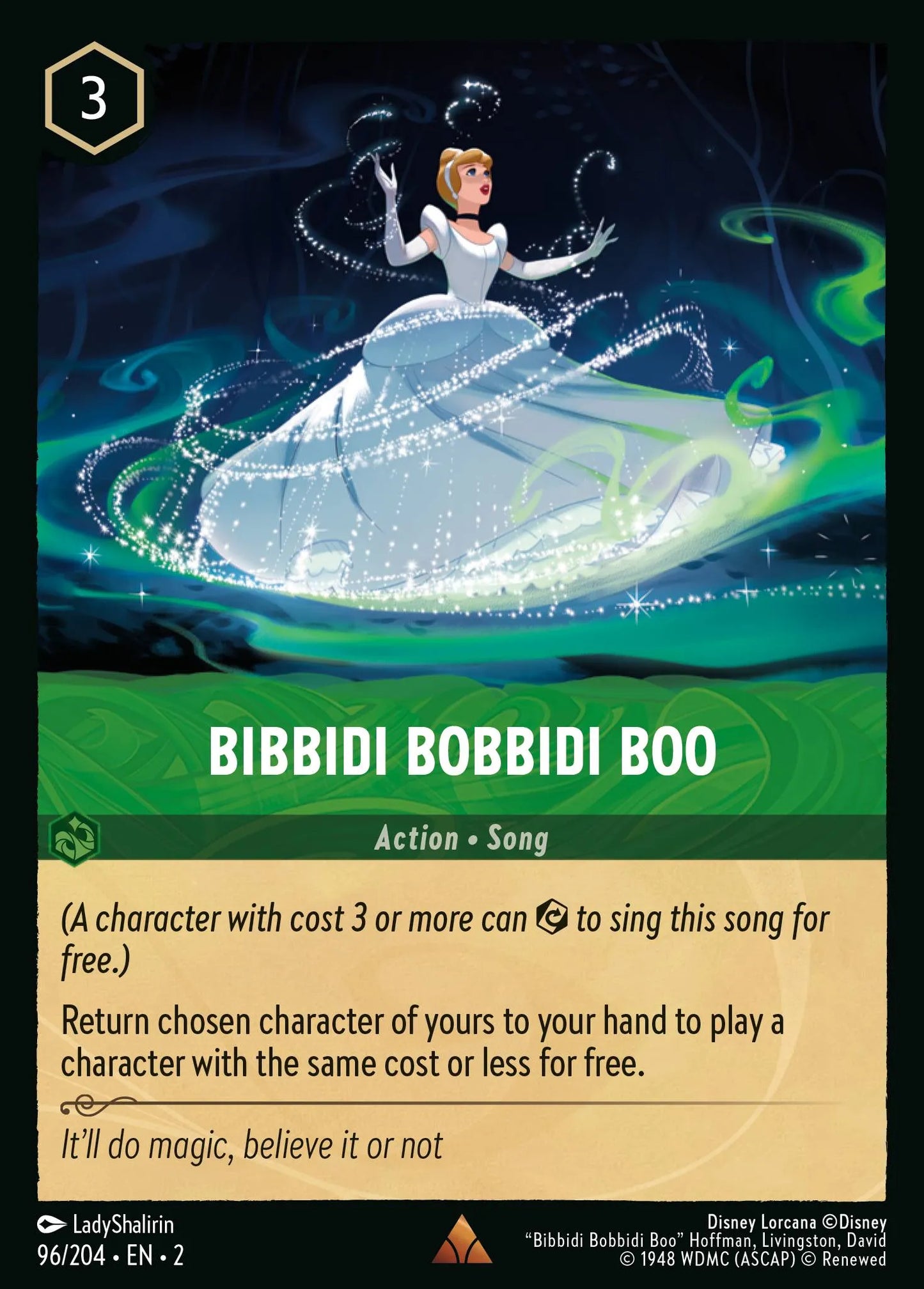 Bibbidi Bobbidi Boo | Rise of the Floodborn #96 (Near Mint Foil) | Disney Lorcana Single Australia (Near Mint)