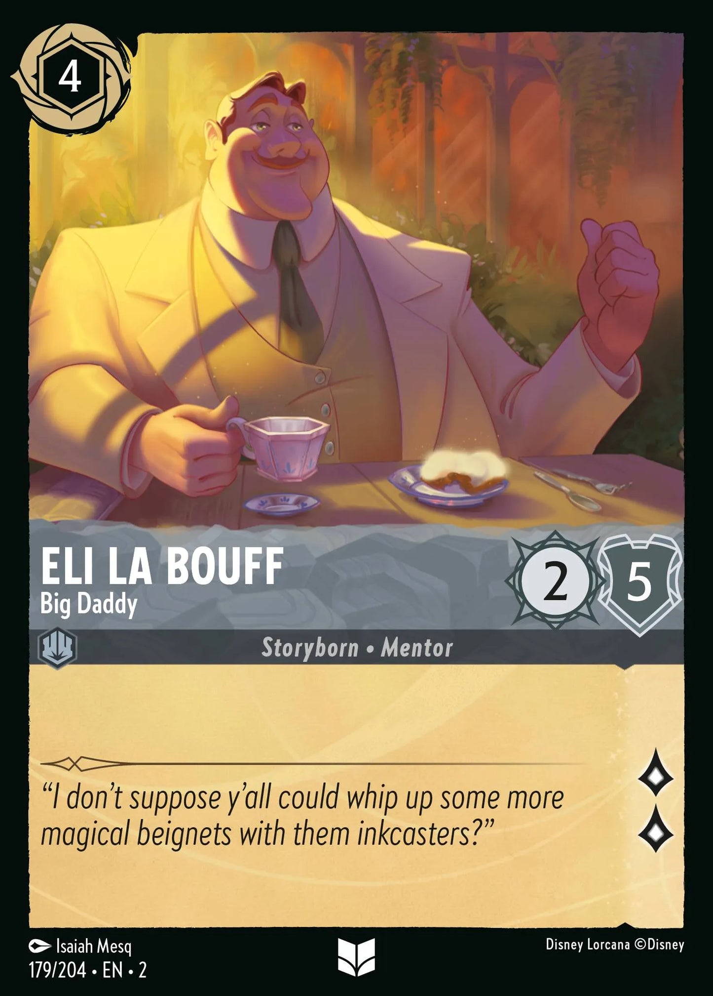 Eli La Bouff - Big Daddy | Rise of the Floodborn #179 (Near Mint) | Disney Lorcana Single Australia (Near Mint)