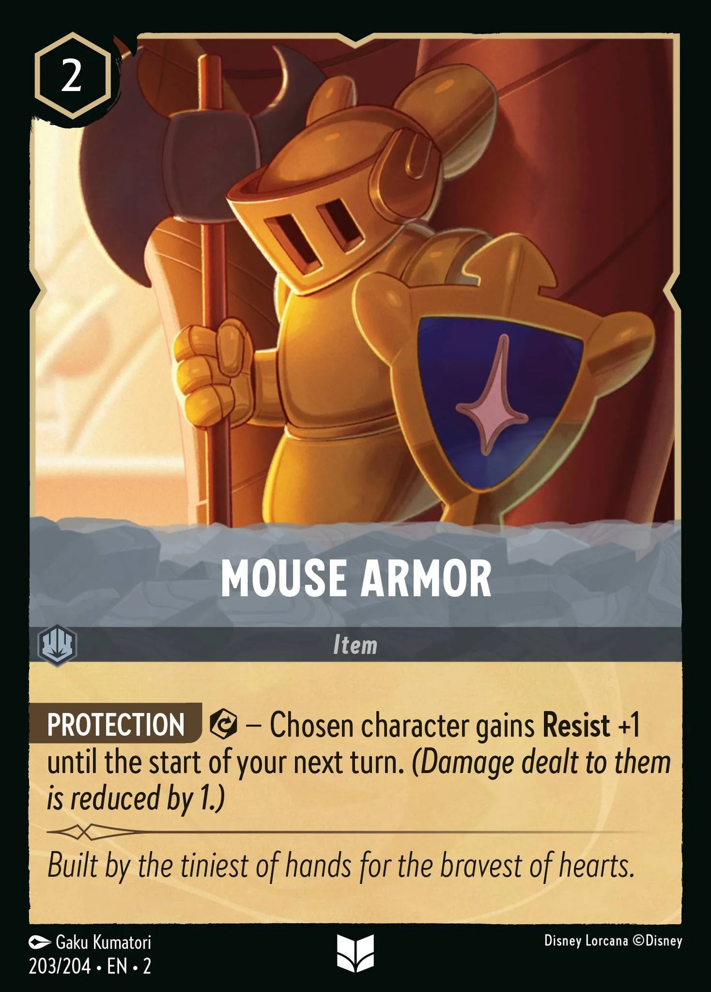 Mouse Armor | Rise of the Floodborn #203 (Near Mint) | Disney Lorcana Single Australia (Near Mint)