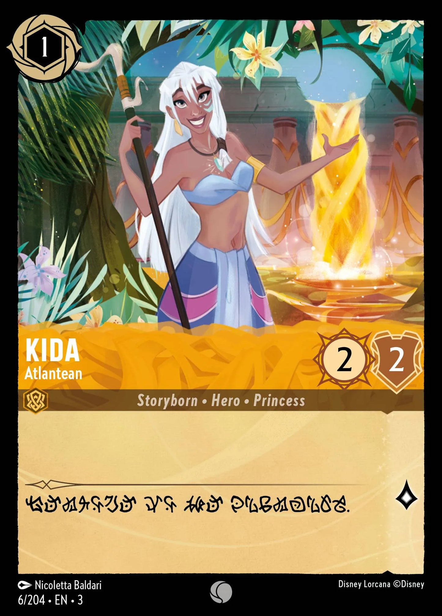 Kida - Atlantean | Into the Inklands #6 (Near Mint) | Disney Lorcana Single Australia (Near Mint)