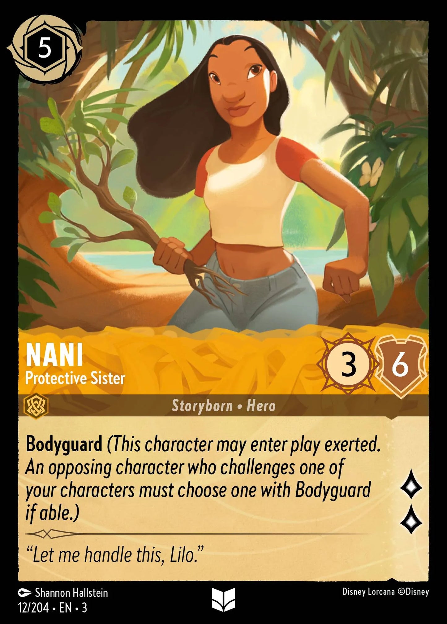 Nani - Protective Sister | Into the Inklands #12 (Near Mint) | Disney Lorcana Single Australia (Near Mint)