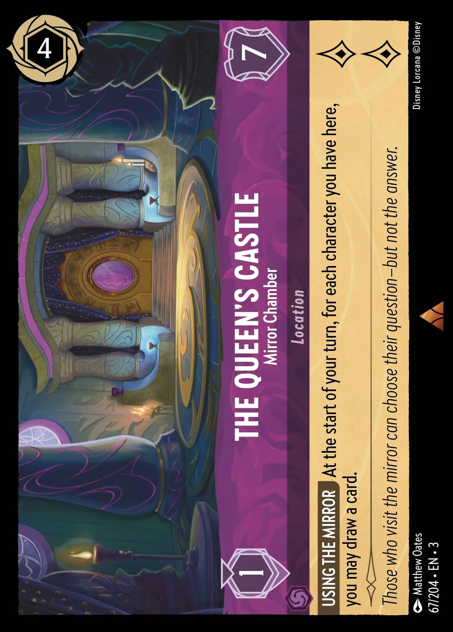 The Queen's Castle - Mirror Chamber | Into the Inklands #67 (Near Mint) | Disney Lorcana Single Australia (Near Mint)