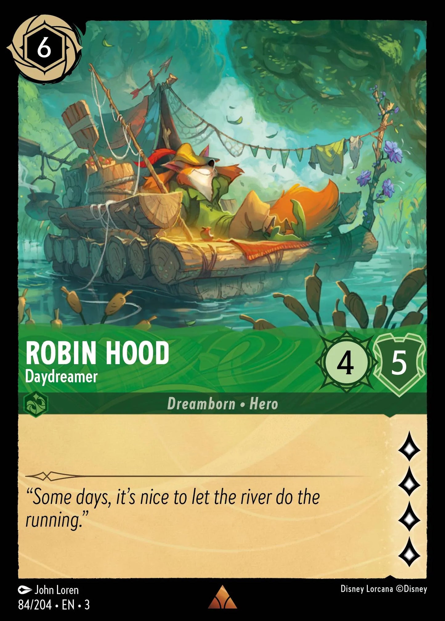 Robin Hood - Daydreamer | Into the Inklands #84 (Near Mint) | Disney Lorcana Single Australia (Near Mint)