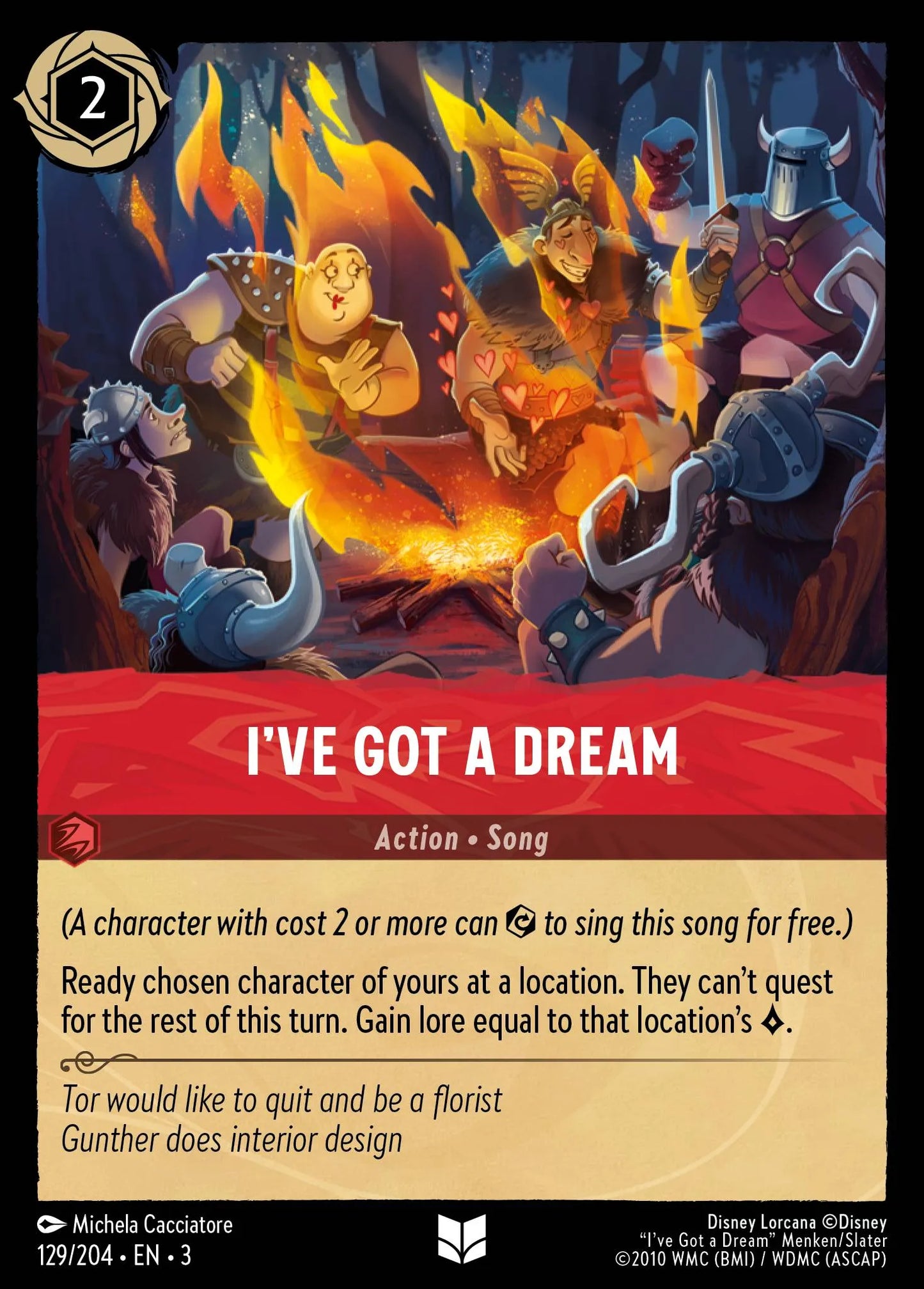 I've Got a Dream | Into the Inklands #129 (Near Mint Foil) | Disney Lorcana Single Australia (Near Mint)