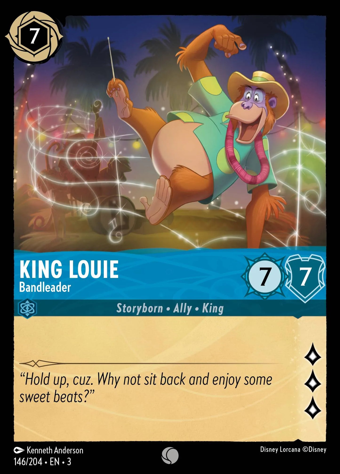 King Louie - Bandleader | Into the Inklands #146 (Near Mint Foil) | Disney Lorcana Single Australia (Near Mint)