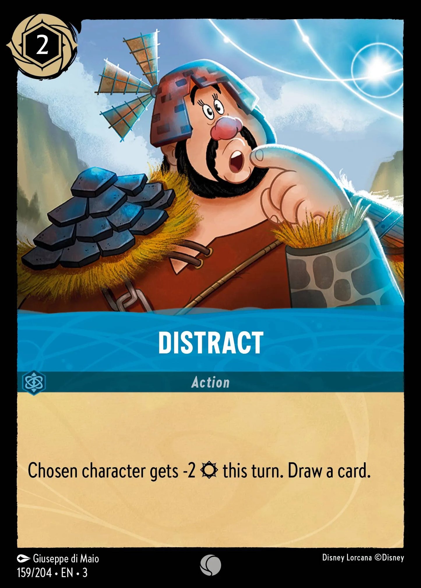 Distract | Into the Inklands #159 (Near Mint Foil) | Disney Lorcana Single Australia (Near Mint)