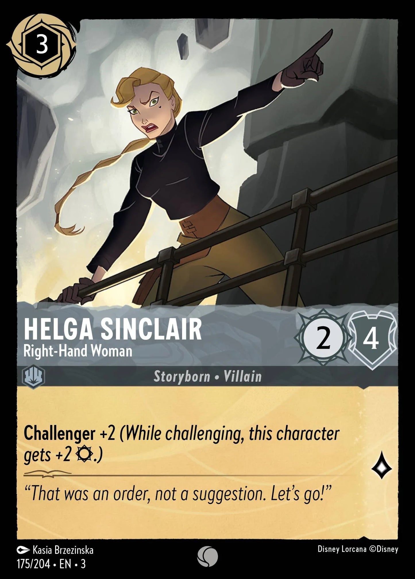 Helga Sinclair - Right-Hand Woman | Into the Inklands #175 (Near Mint) | Disney Lorcana Single Australia (Near Mint)