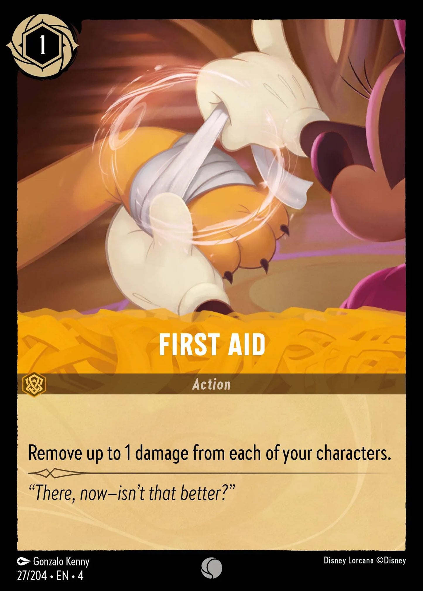 First Aid | Ursula's Return #27 (Near Mint Foil) | Disney Lorcana Single Australia (Near Mint)