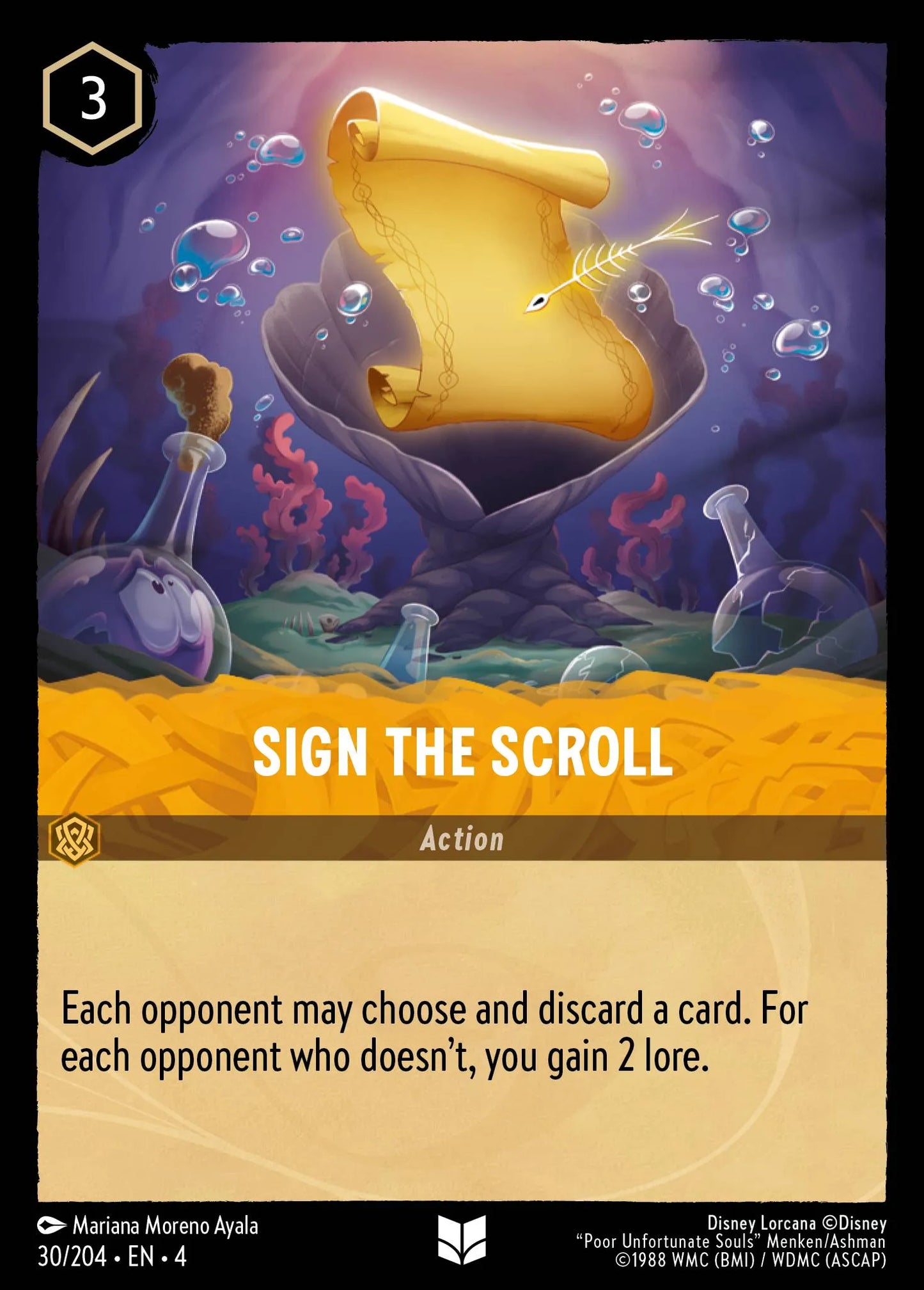 Sign the Scroll Disney Lorcana card