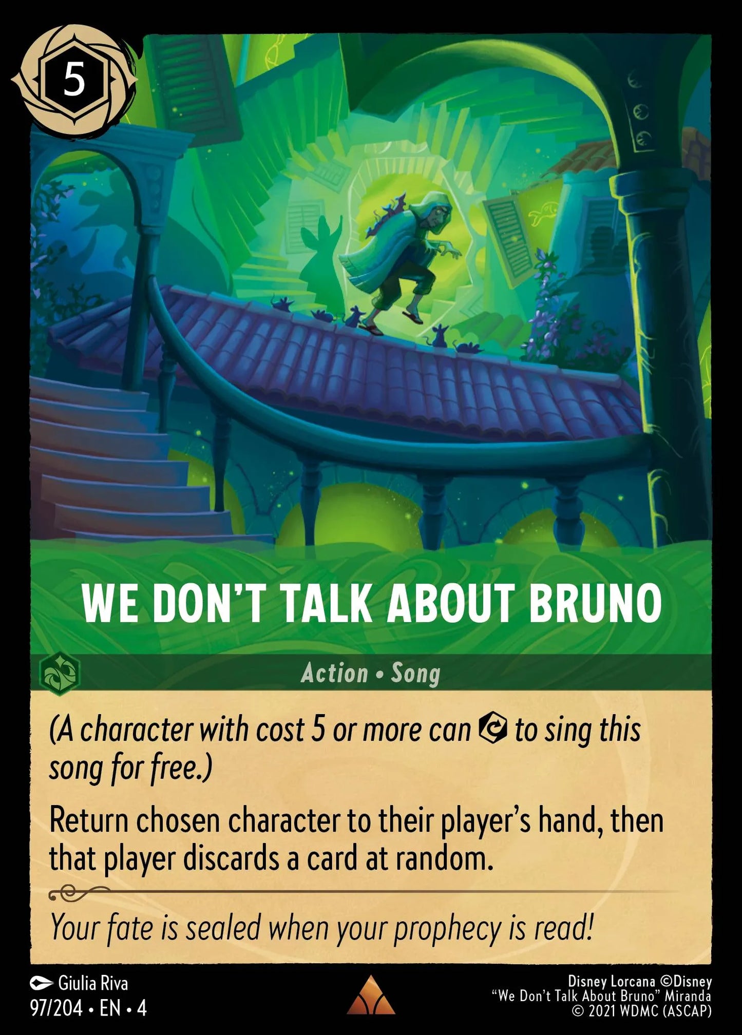 We Don’t Talk About Bruno | Ursula's Return #97 (Near Mint Foil) | Disney Lorcana Single Australia (Near Mint)
