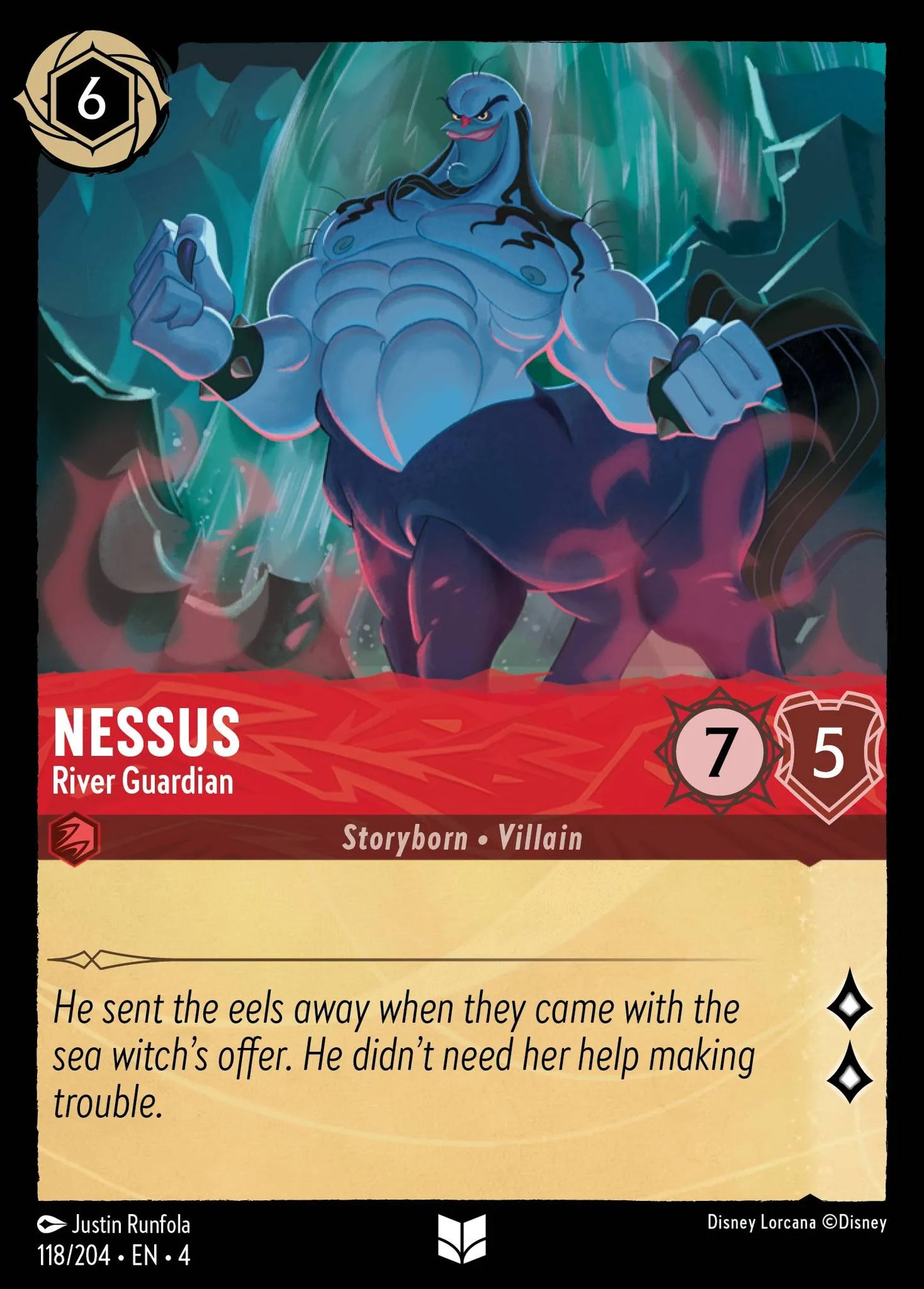 Nessus - River Guardian Disney Lorcana card