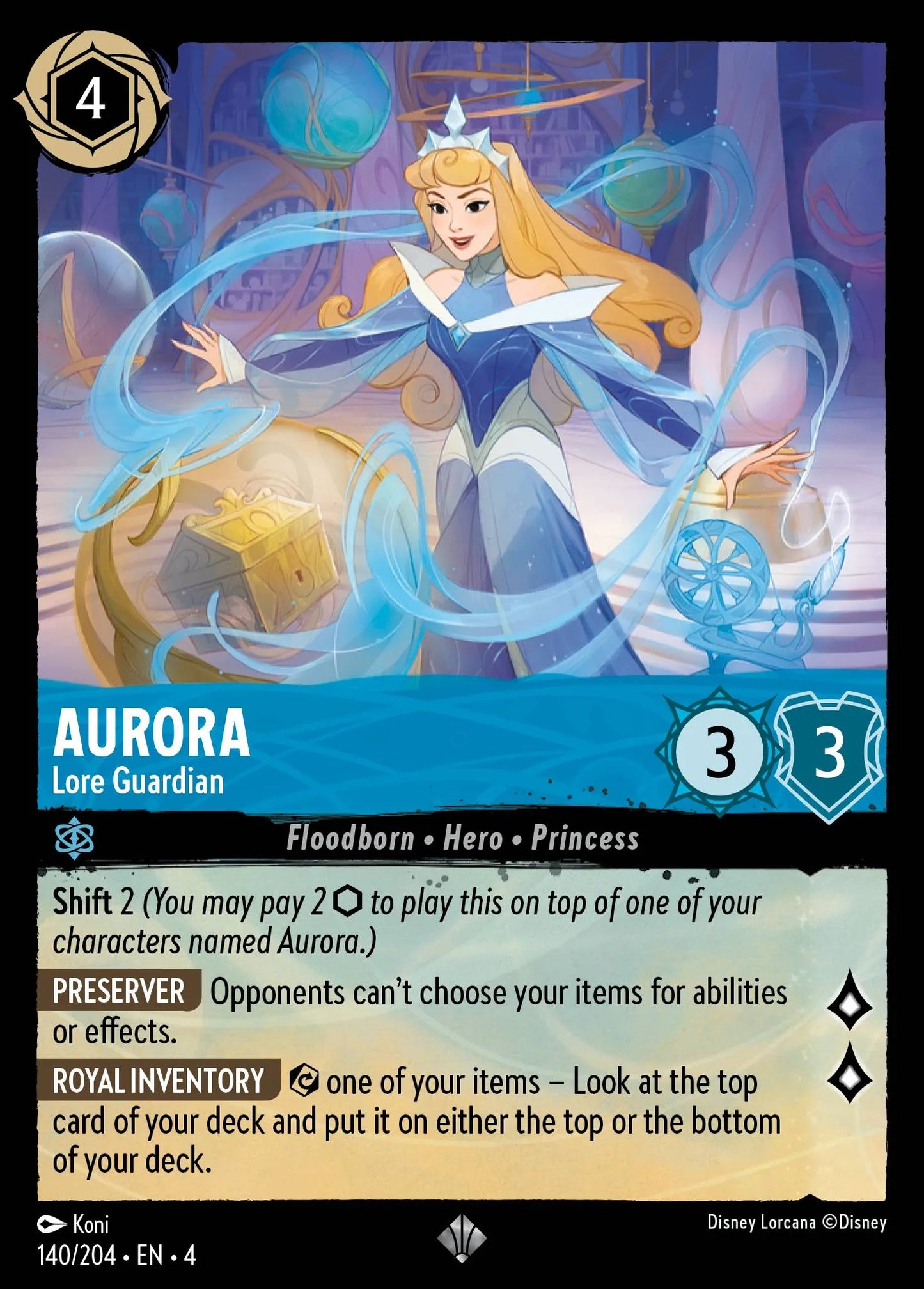 Aurora - Lore Guardian Disney Lorcana card