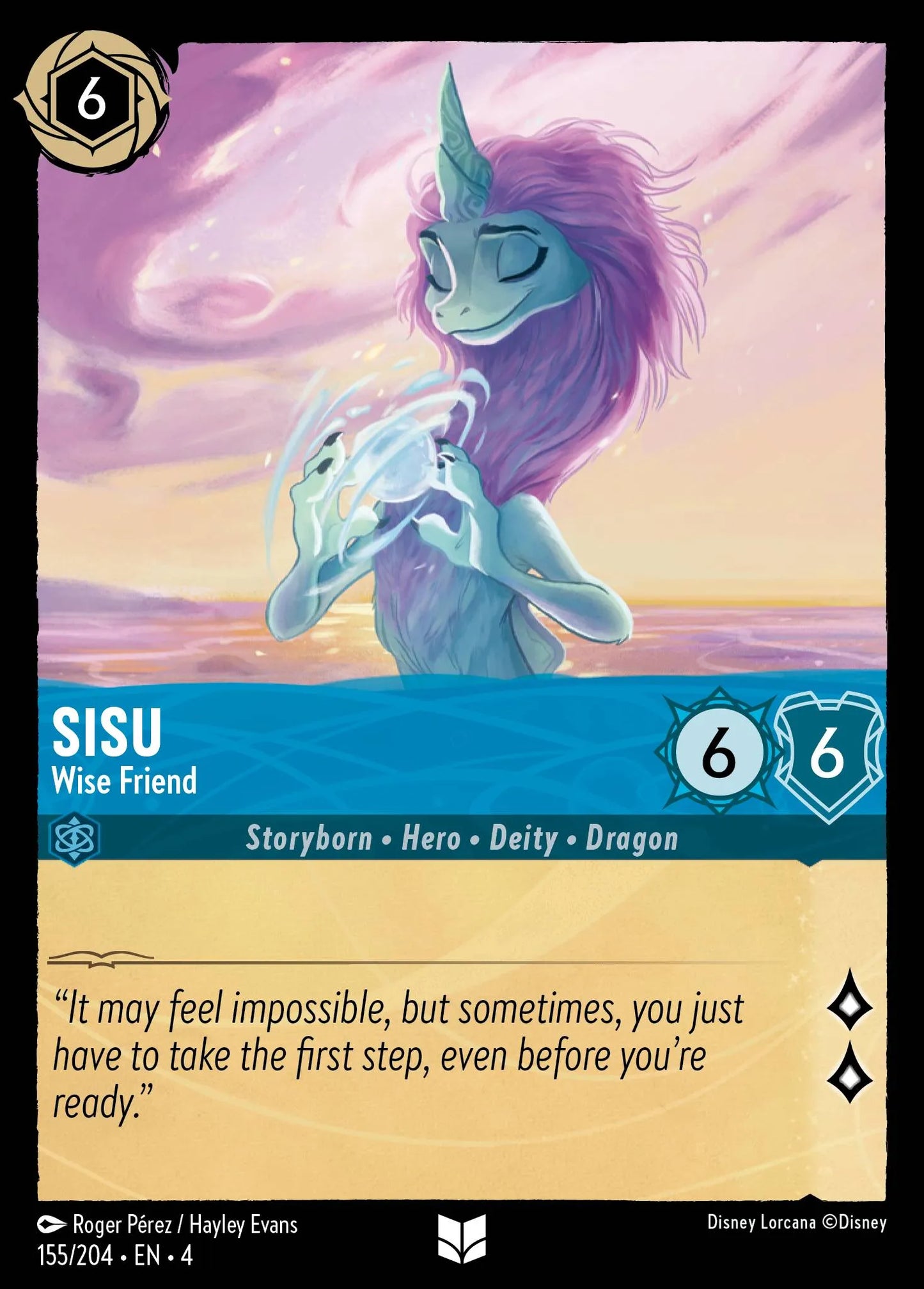 Sisu - Wise Friend | Ursula's Return #155 (Near Mint Foil) | Disney Lorcana Single Australia (Near Mint)