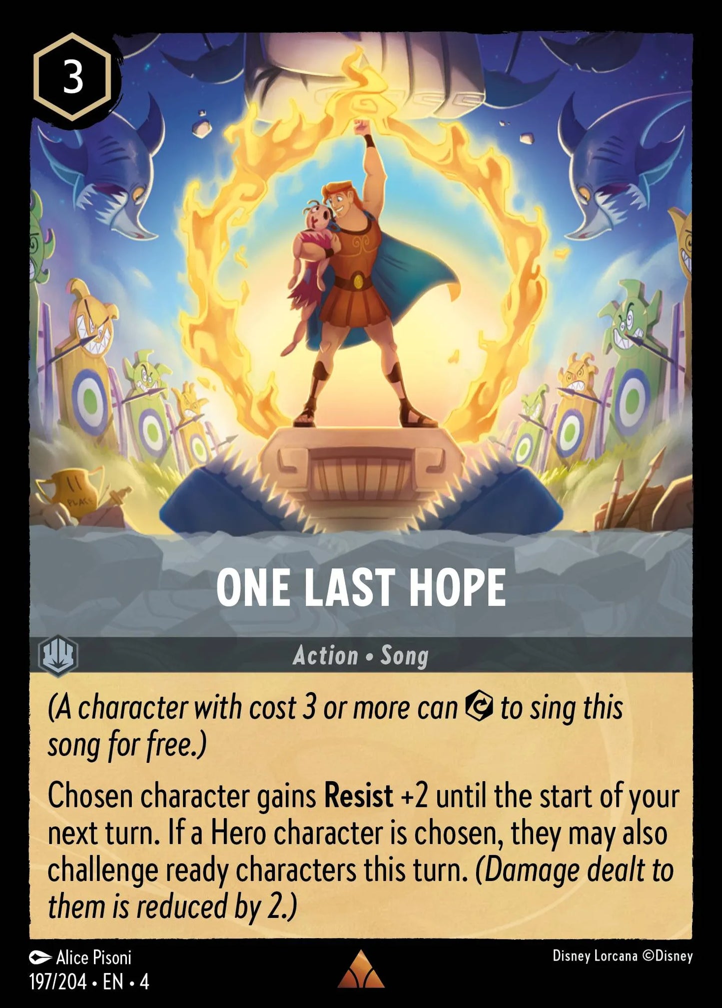 One Last Hope | Ursula's Return #197 (Near Mint Foil) | Disney Lorcana Single Australia (Near Mint)