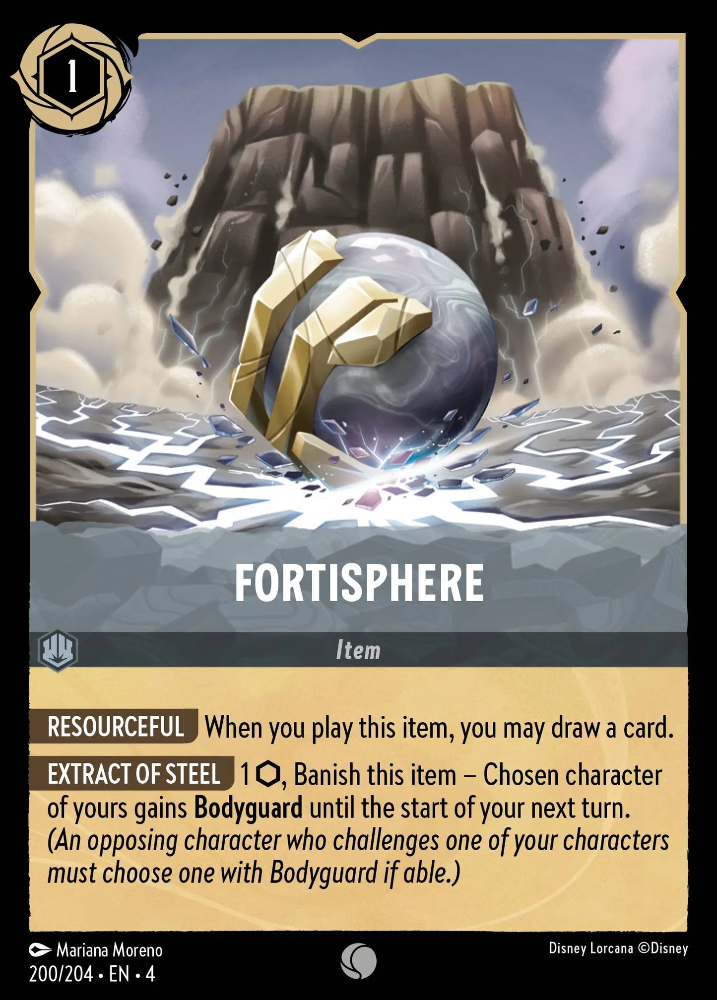 Fortisphere Disney Lorcana card