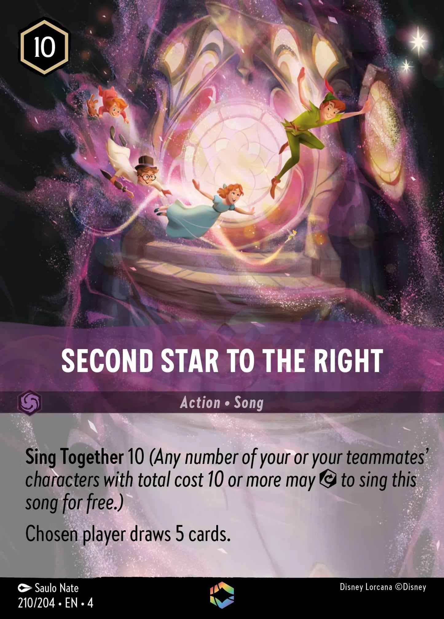 Second Star to the Right | Ursula's Return #210 (Near Mint) | Disney Lorcana Single Australia (Near Mint)