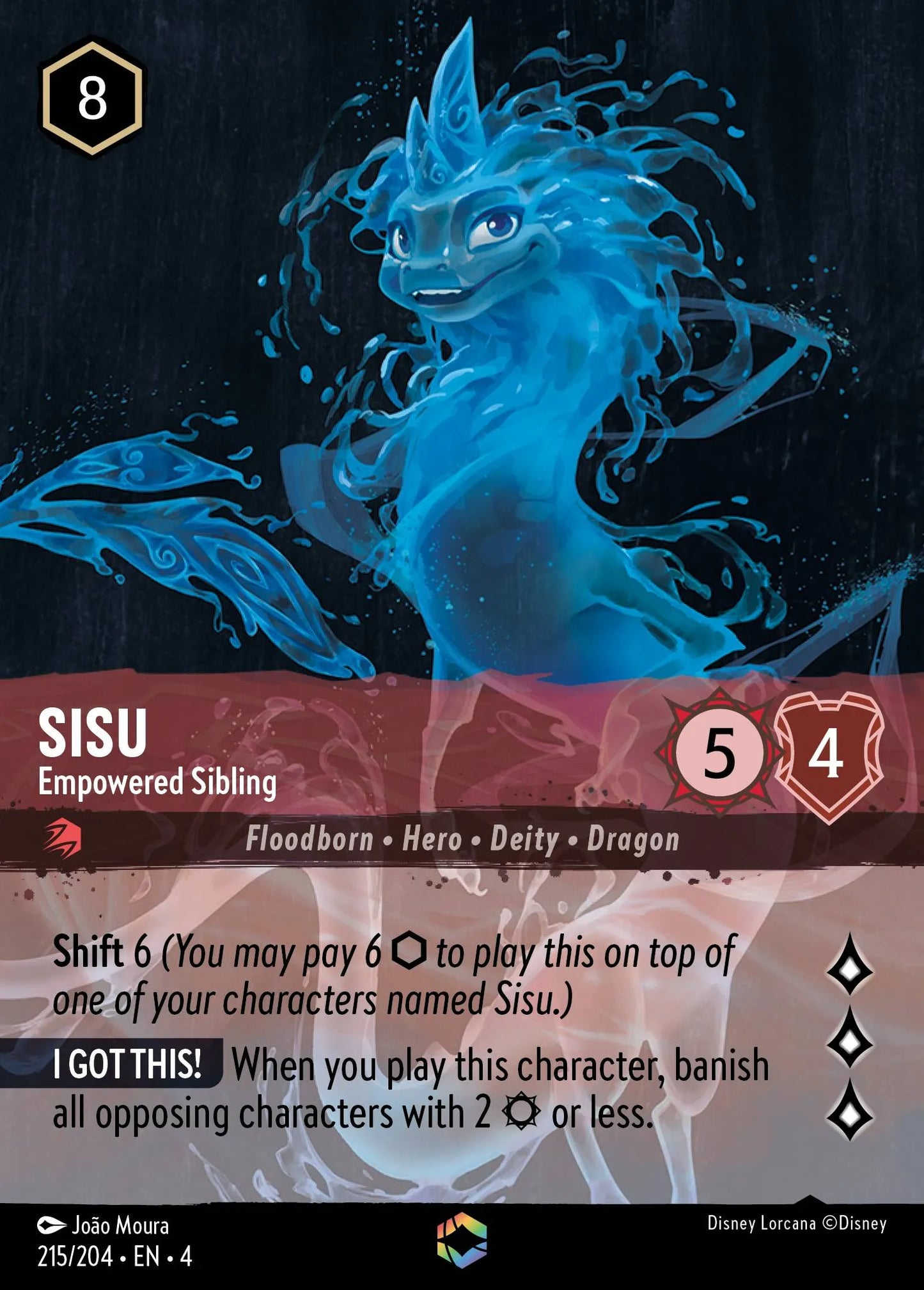 Sisu - Empowered Sibling Disney Lorcana card