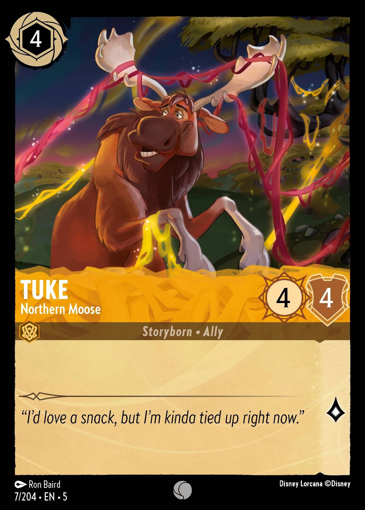 Tuke - Northern Moose | Shimmering Skies #7 (Near Mint) | Disney Lorcana Single Australia (Near Mint)