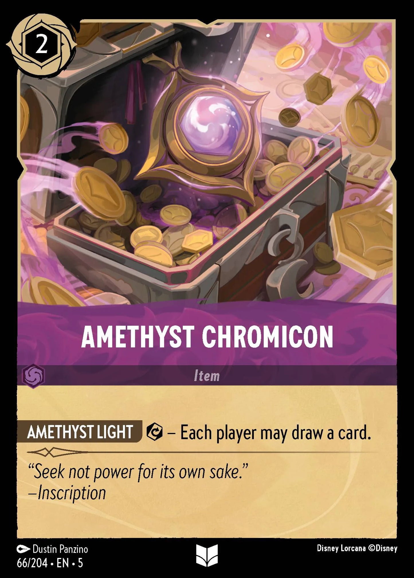Amethyst Chromicon | Shimmering Skies #66 (Near Mint Foil) | Disney Lorcana Single Australia (Near Mint)