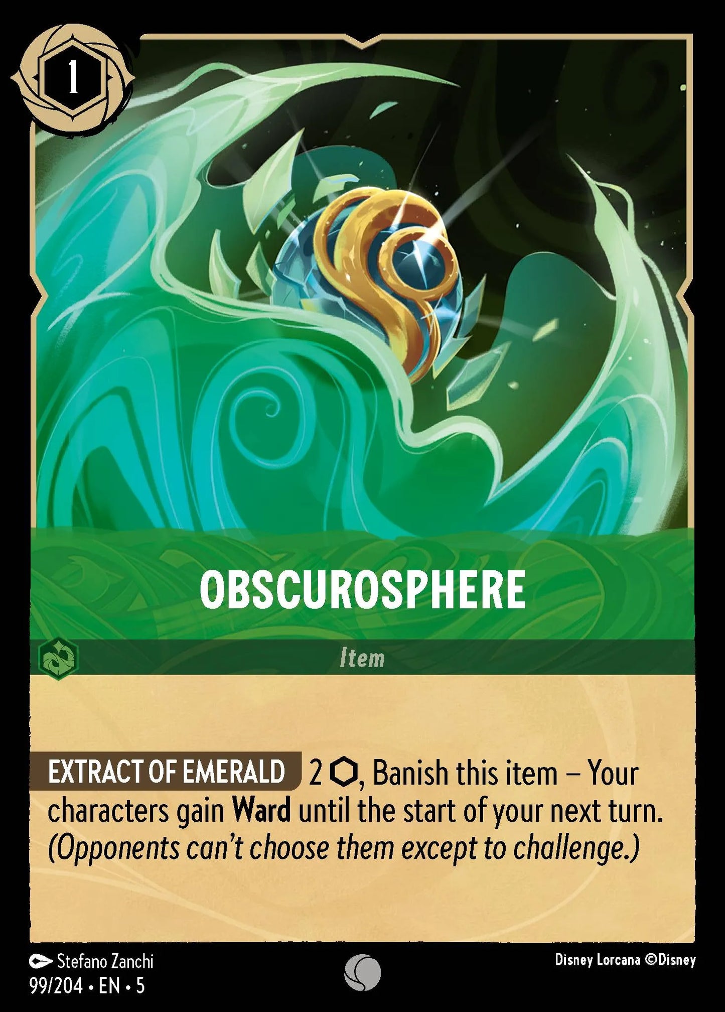 Obscurosphere | Shimmering Skies #99 (Near Mint Foil) | Disney Lorcana Single Australia (Near Mint)