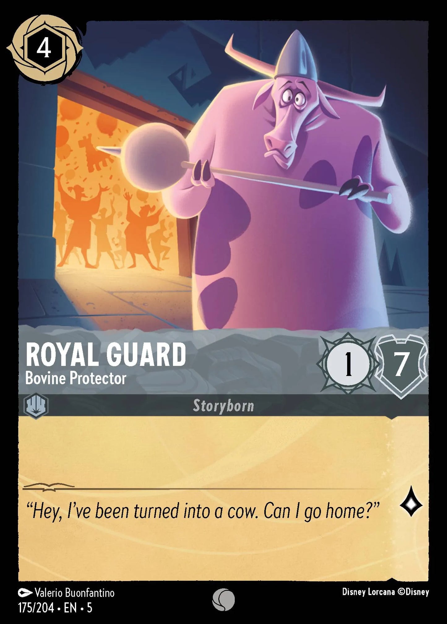 Royal Guard - Bovine Protector | Shimmering Skies #175 (Near Mint) | Disney Lorcana Single Australia (Near Mint)