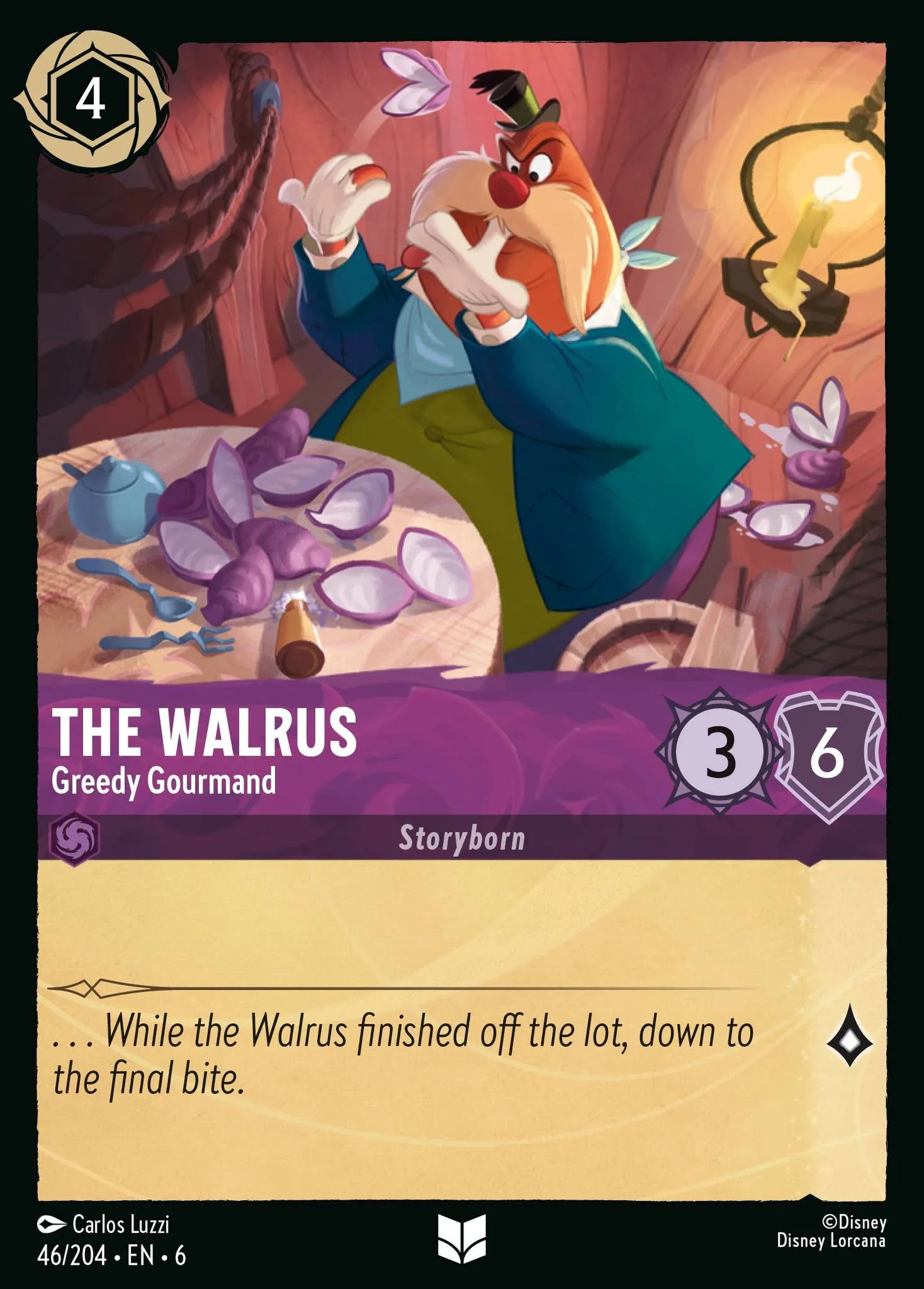 The Walrus - Greedy Gourmand | Azurite Sea #46 (Near Mint) | Disney Lorcana Single Australia (Near Mint)