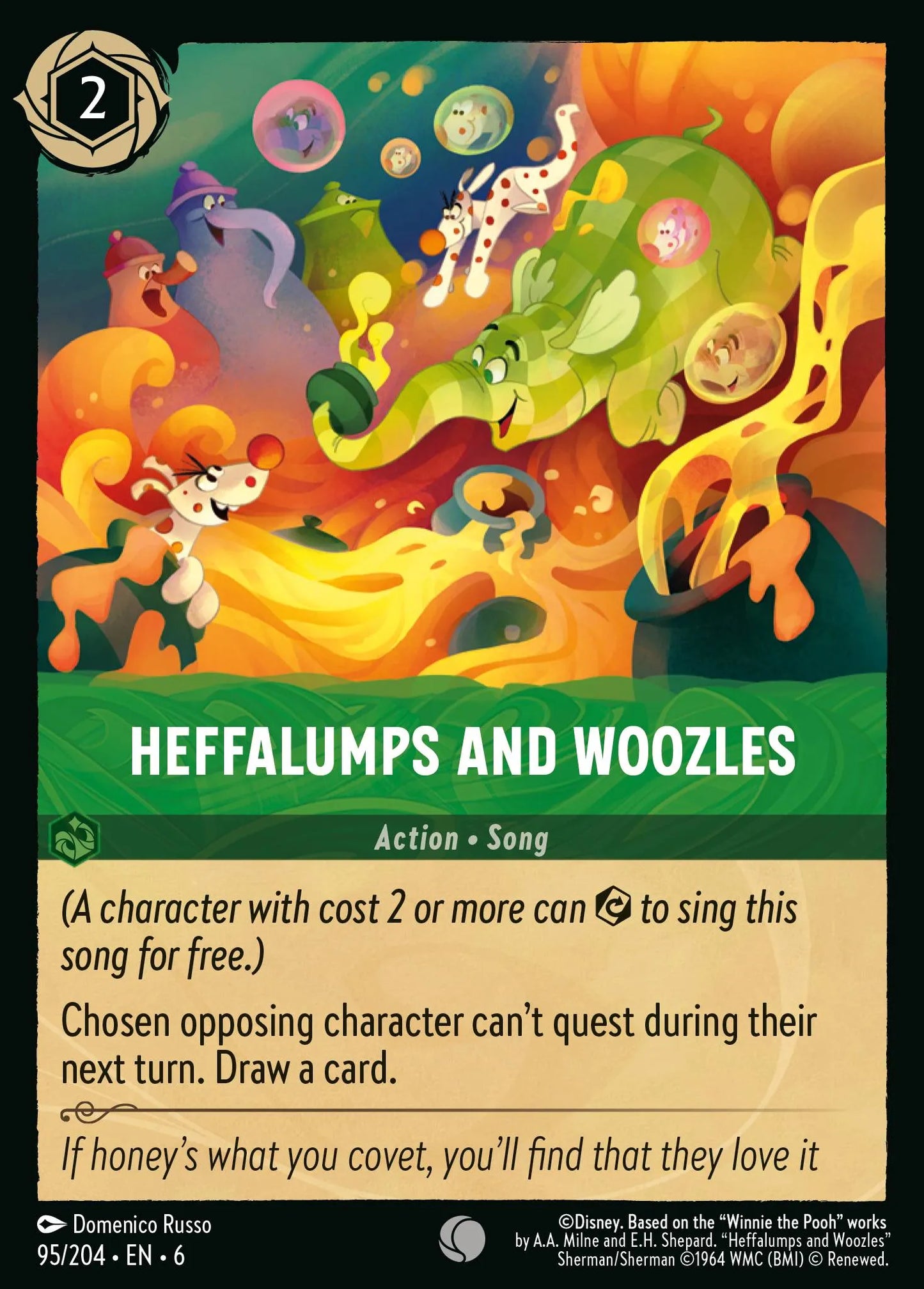 Heffalumps and Woozles | Azurite Sea #95 (Near Mint) | Disney Lorcana Single Australia (Near Mint)