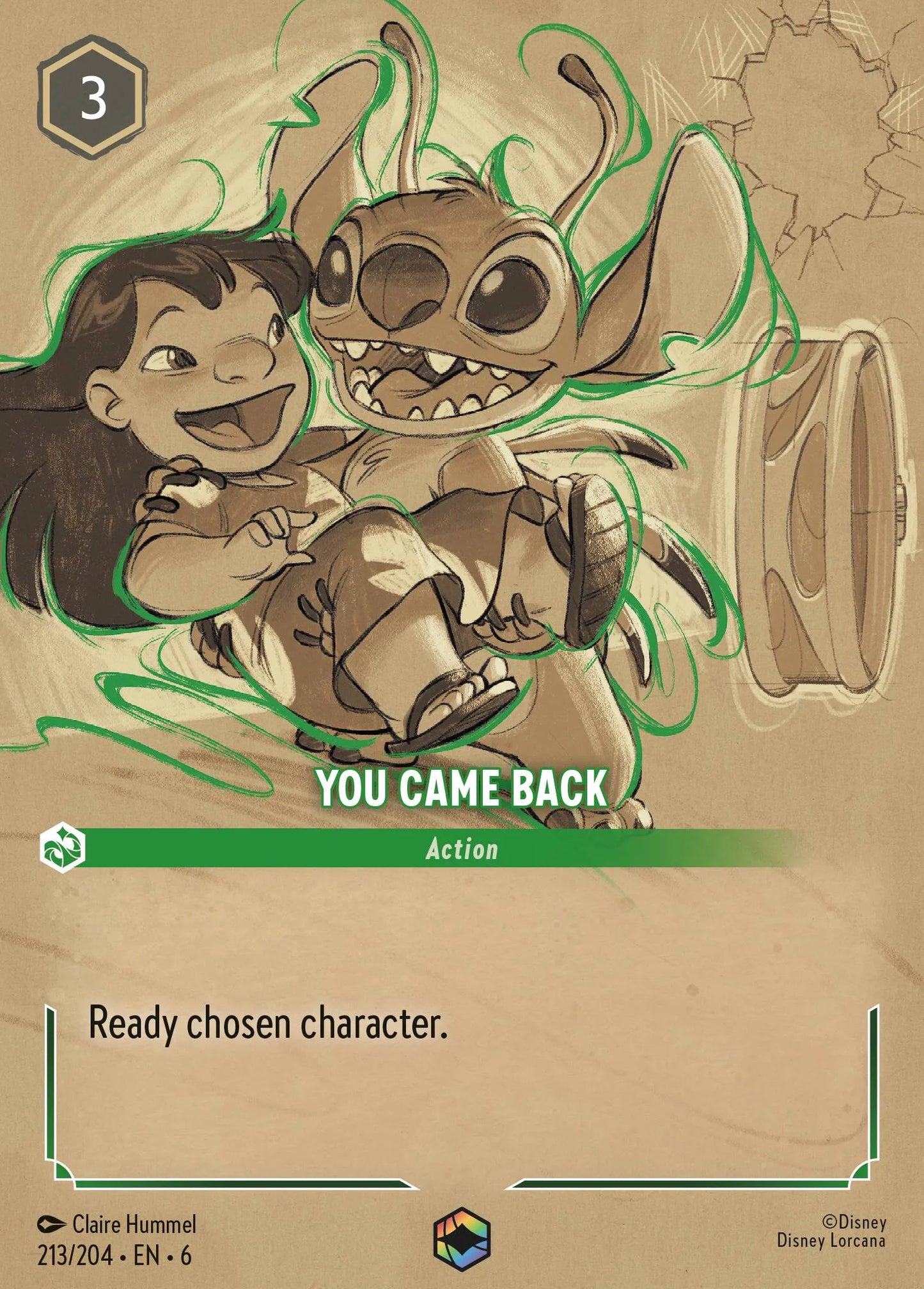 You Came Back | Azurite Sea #213 (Near Mint) | Disney Lorcana Single Australia (Near Mint)