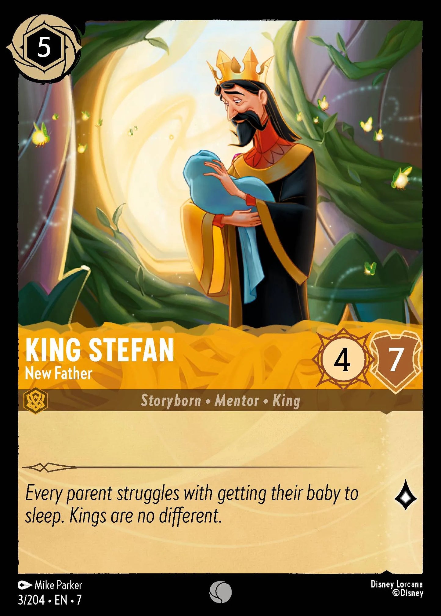 King Stefan - New Father | Archazia's Island #3 (Near Mint Foil) | Disney Lorcana Single Australia (Near Mint)