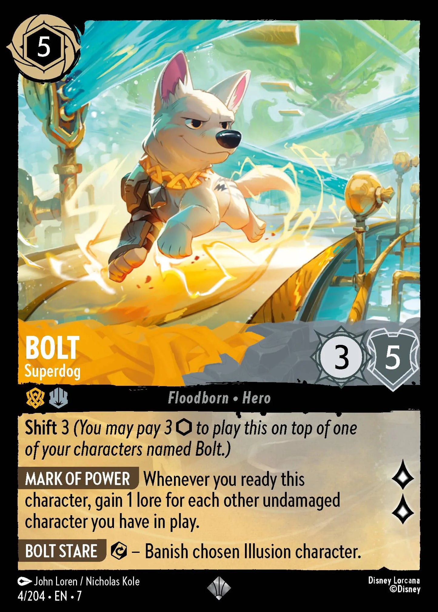 Bolt - Superdog | Archazia's Island #4 (Near Mint Foil) | Disney Lorcana Single Australia (Near Mint)