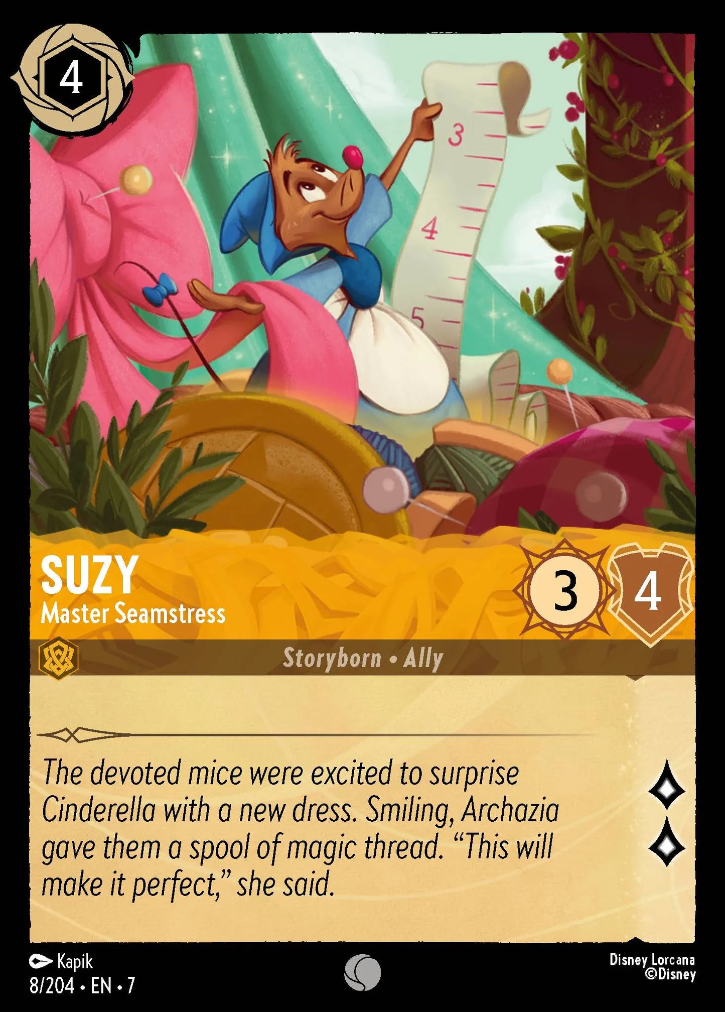 Suzy - Master Seamstress | Archazia's Island #8 (Near Mint) | Disney Lorcana Single Australia (Near Mint)