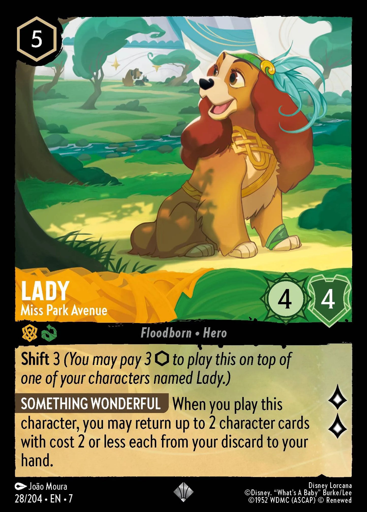 Lady - Miss Park Avenue | Archazia's Island #28 (Near Mint Foil) | Disney Lorcana Single Australia (Near Mint)