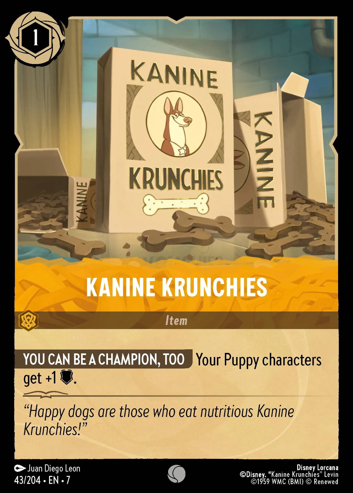 Kanine Krunchies | Archazia's Island #43 (Near Mint Foil) | Disney Lorcana Single Australia (Near Mint)